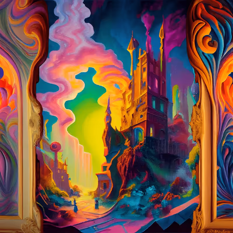 AI Psychedelic City #16