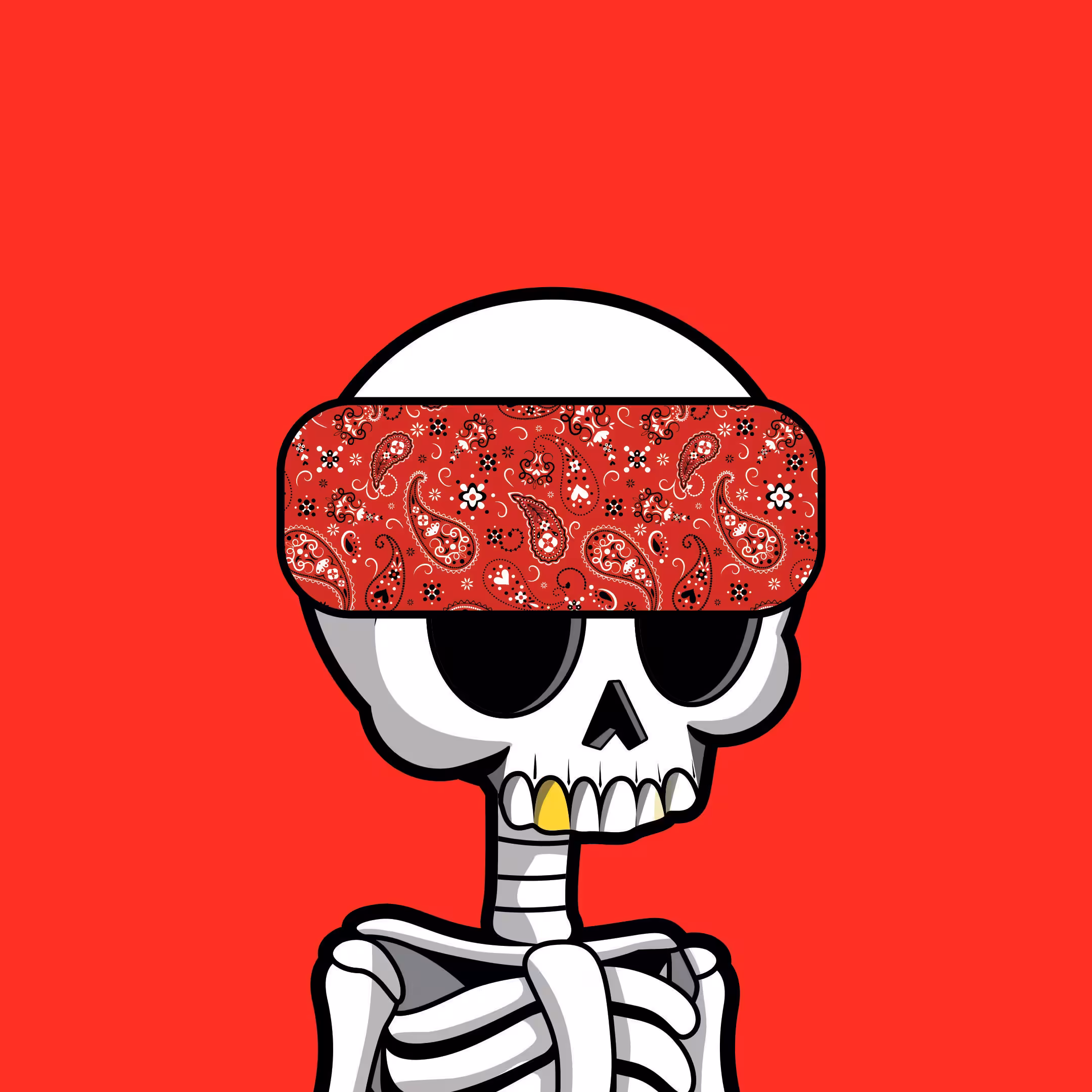 Edgar The Skeleton BLOODS GANG #6
