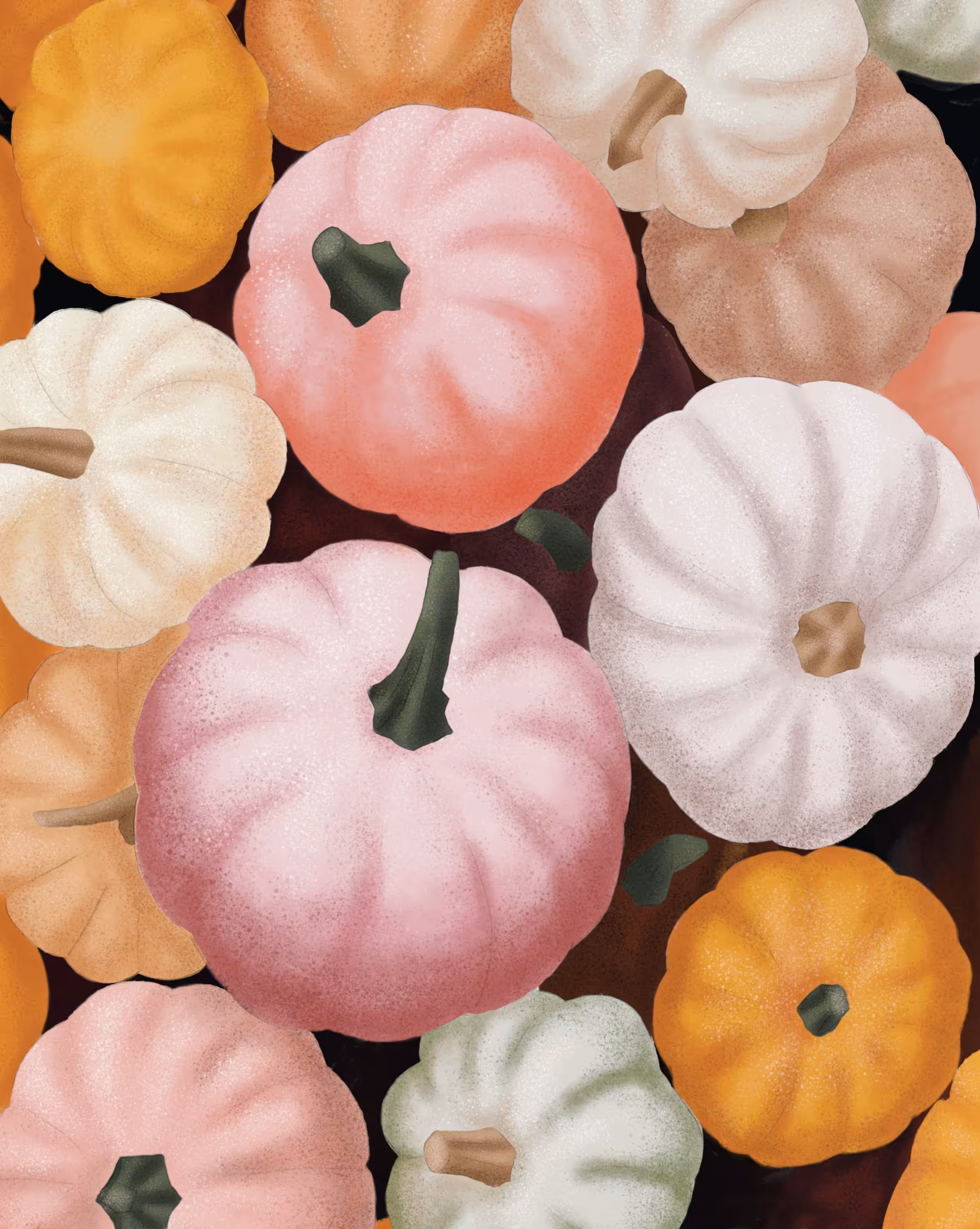 Marshmallow pumpkins