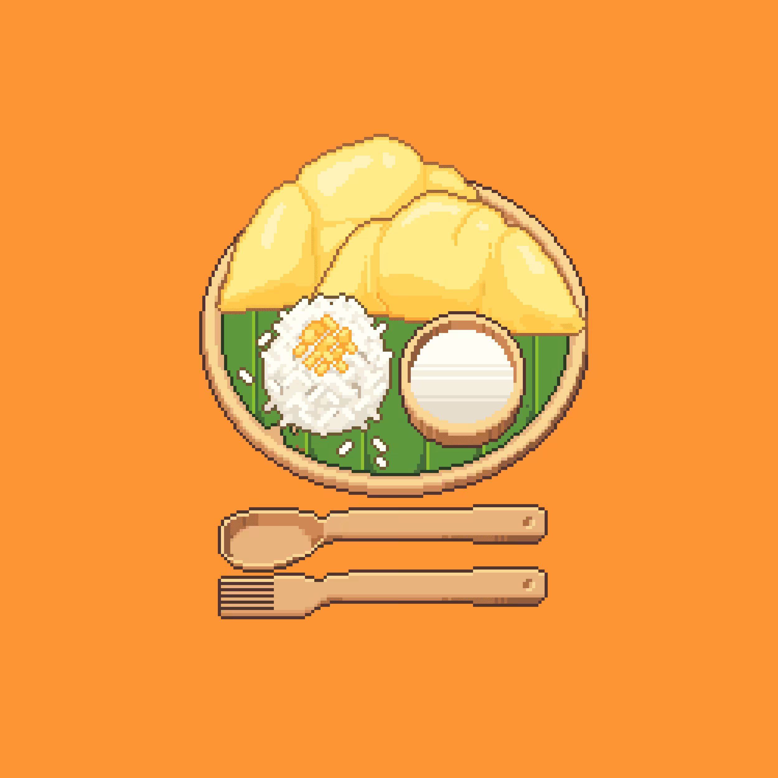 ✨🍴Durian Sticky Rice🍴✨