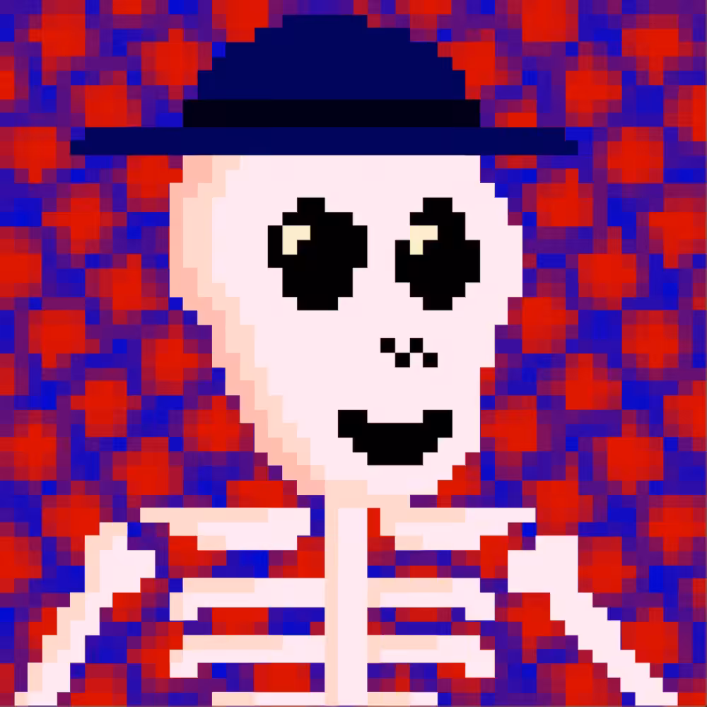PIXEL SKULLETTI 1 #258