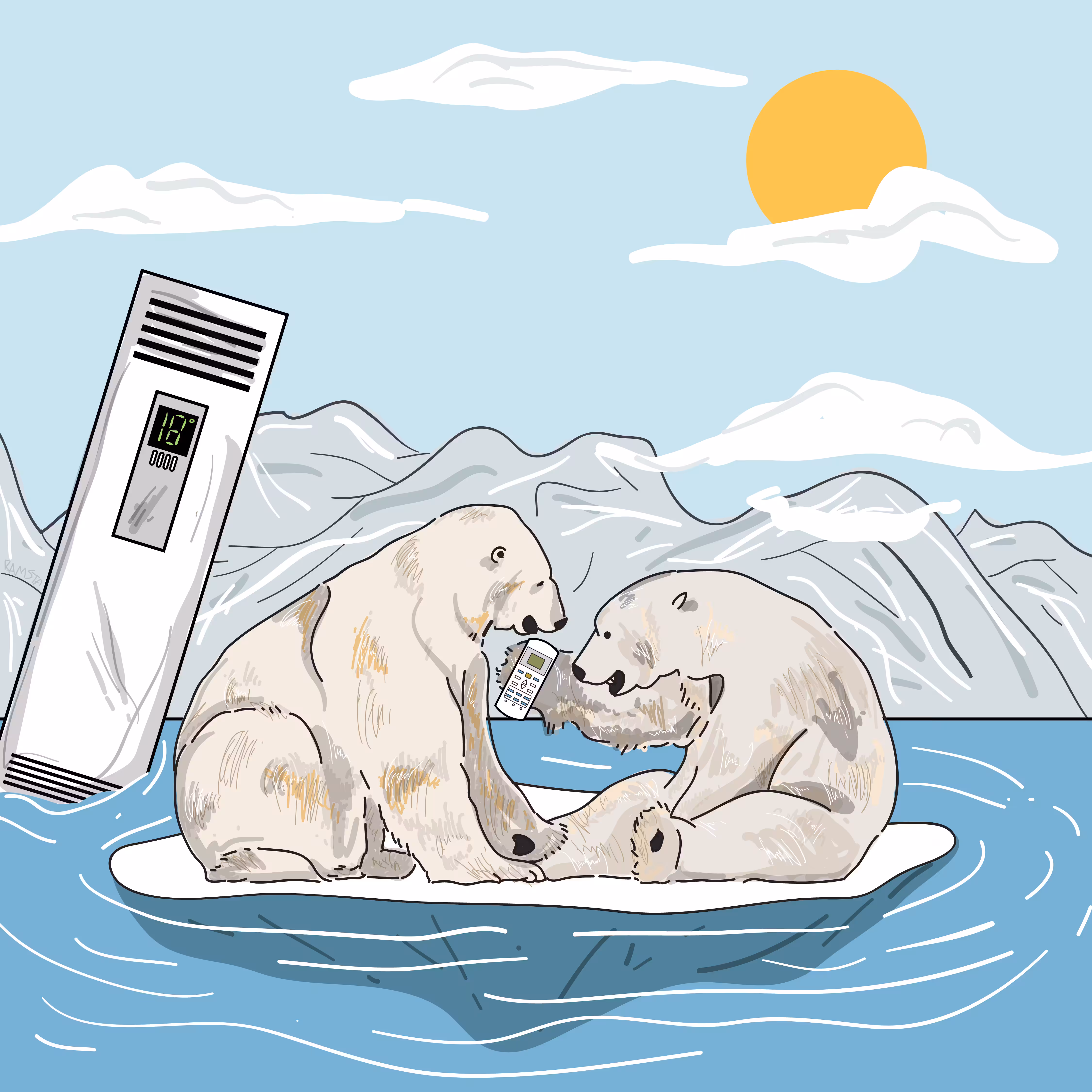 Hot Polar Bear