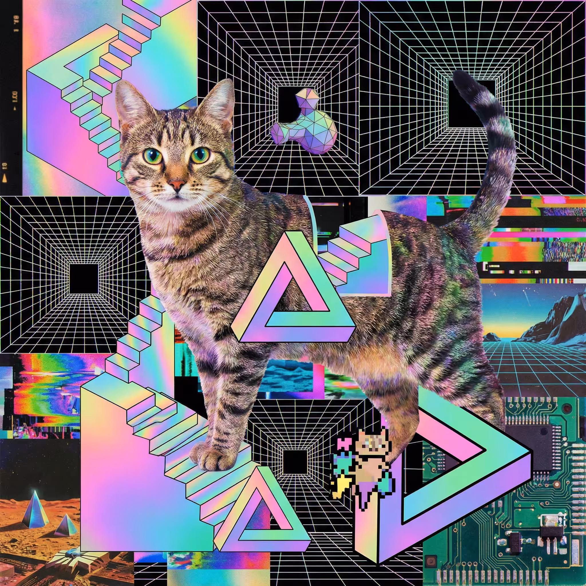 abstract cats #52