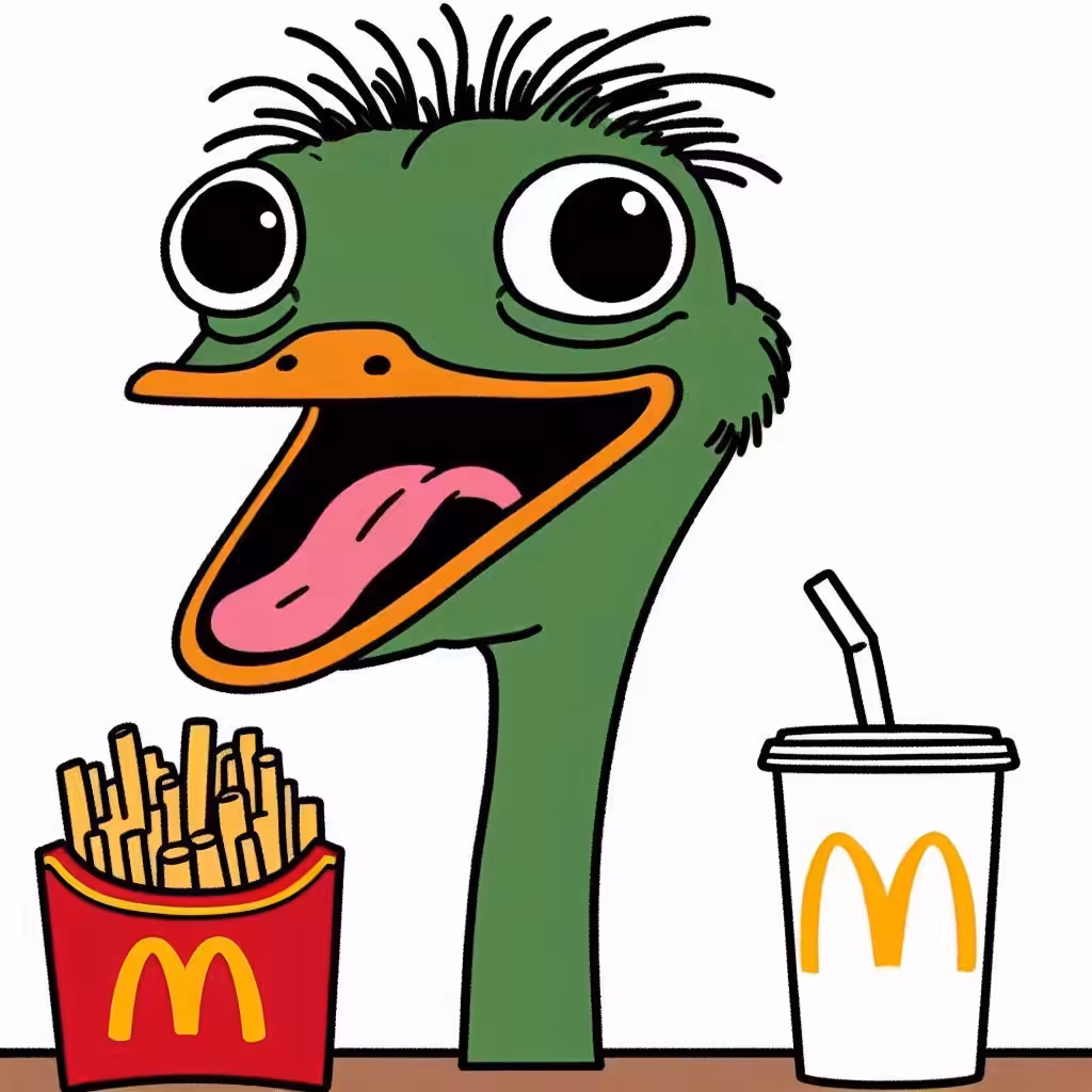 Ostrich at Mac