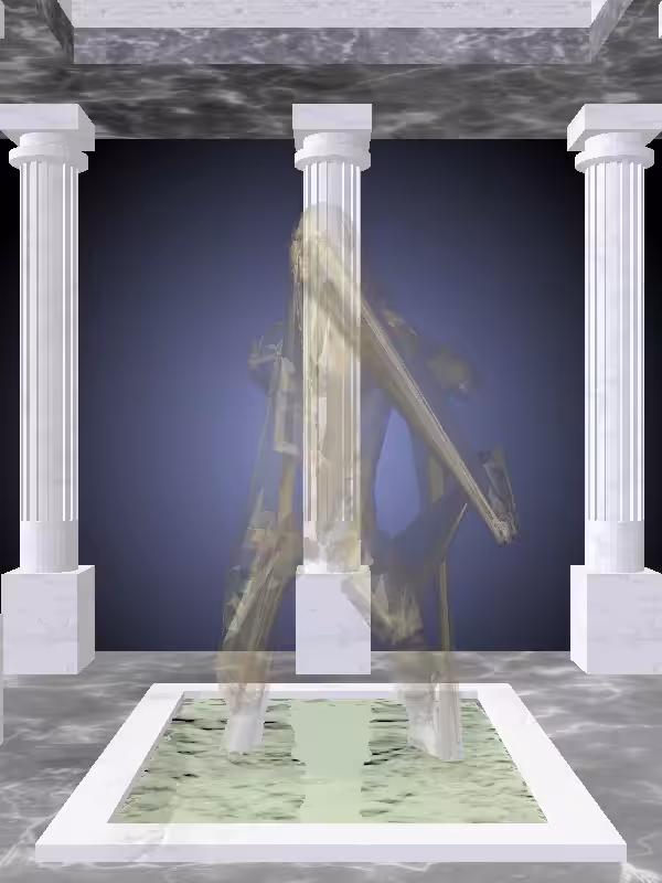 HeavenComputer: The Fading Dancing Faded Gold Man #1744