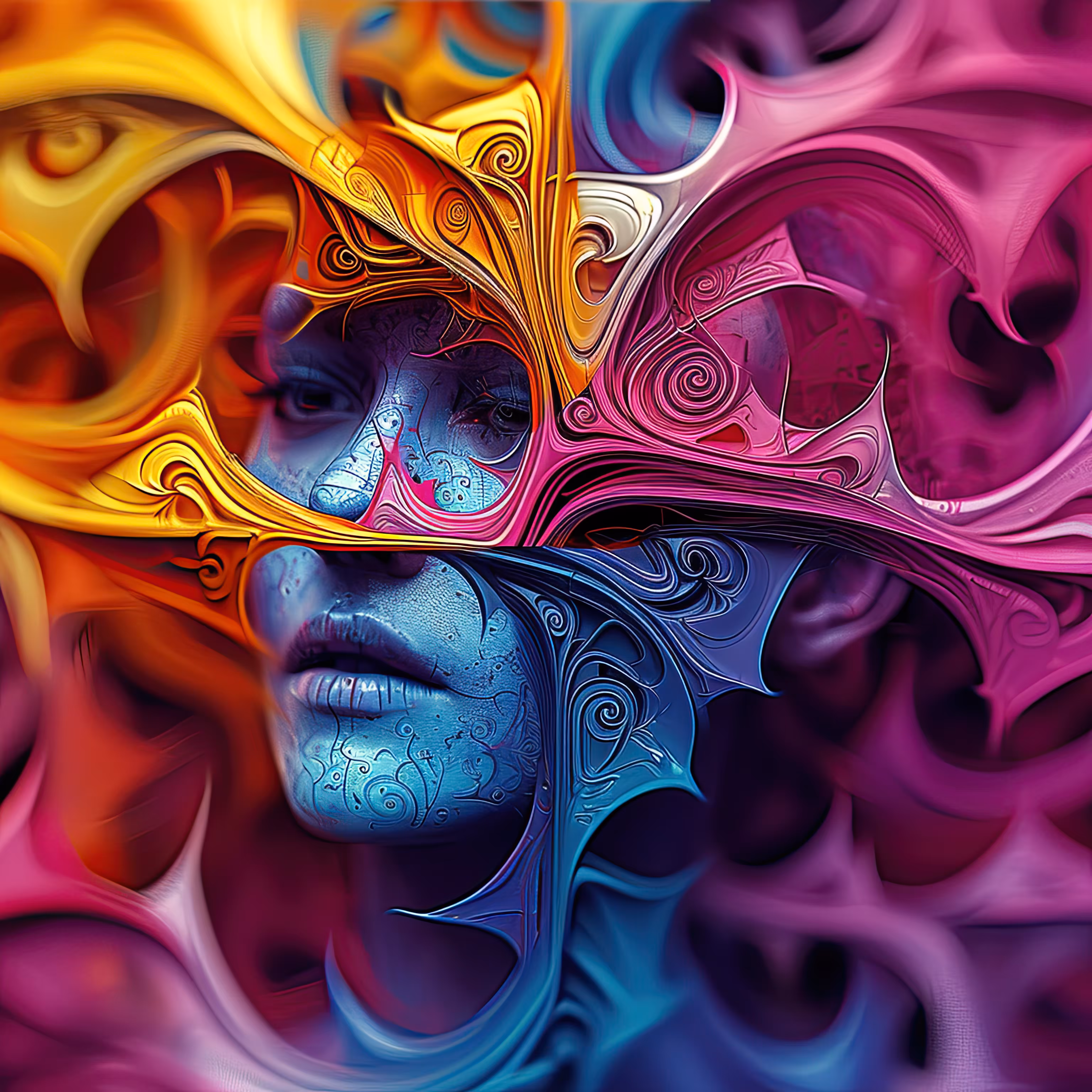 Behind the mask