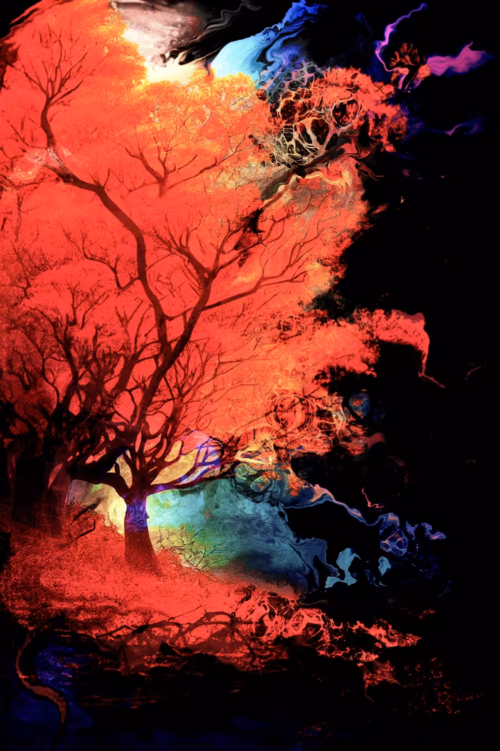 Tree In fall, Colors of season