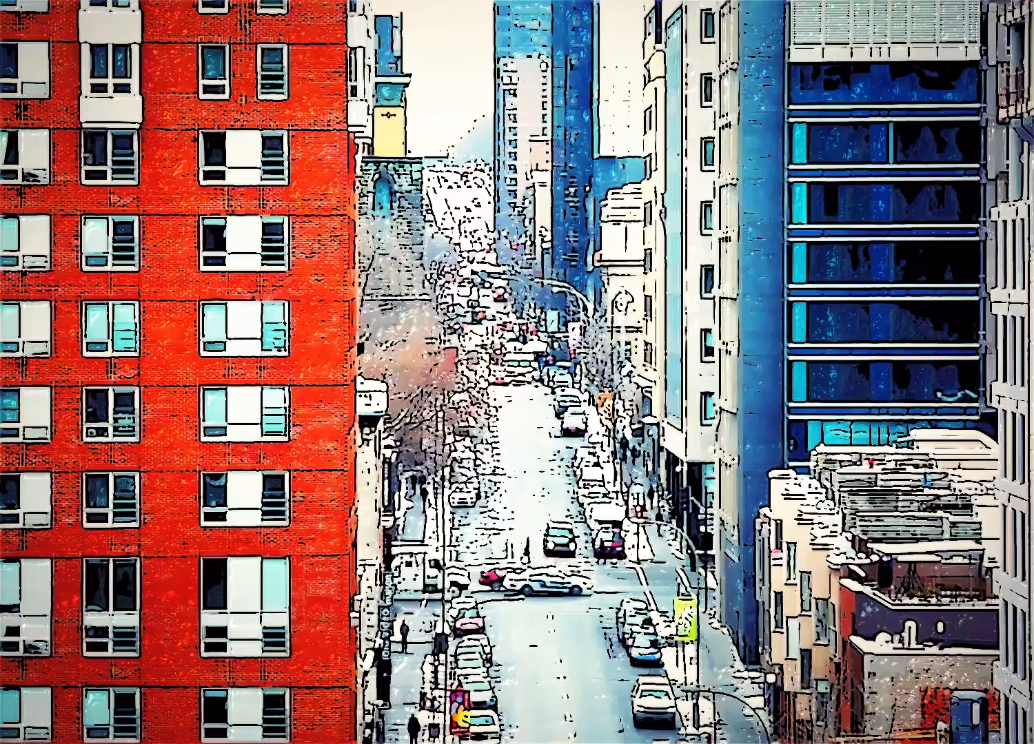 The madness of the colored city