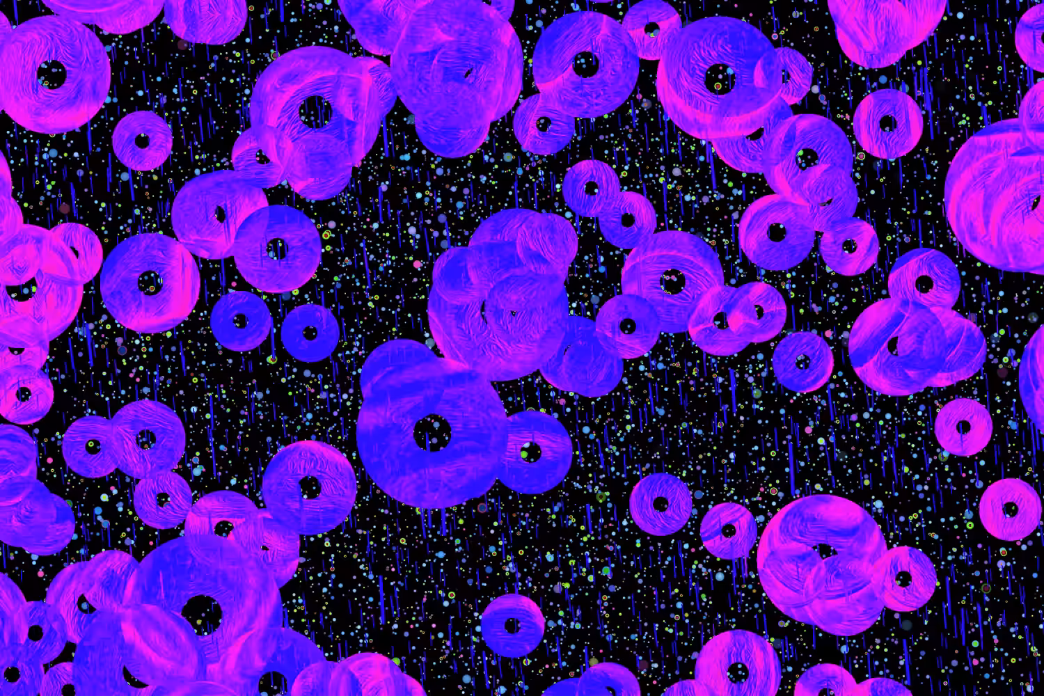 Pink and Blue Donut Party