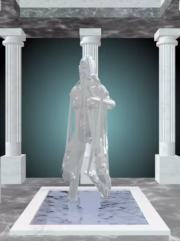 HeavenComputer: The Fragmented Punching Chronos Chrome Woman #7507