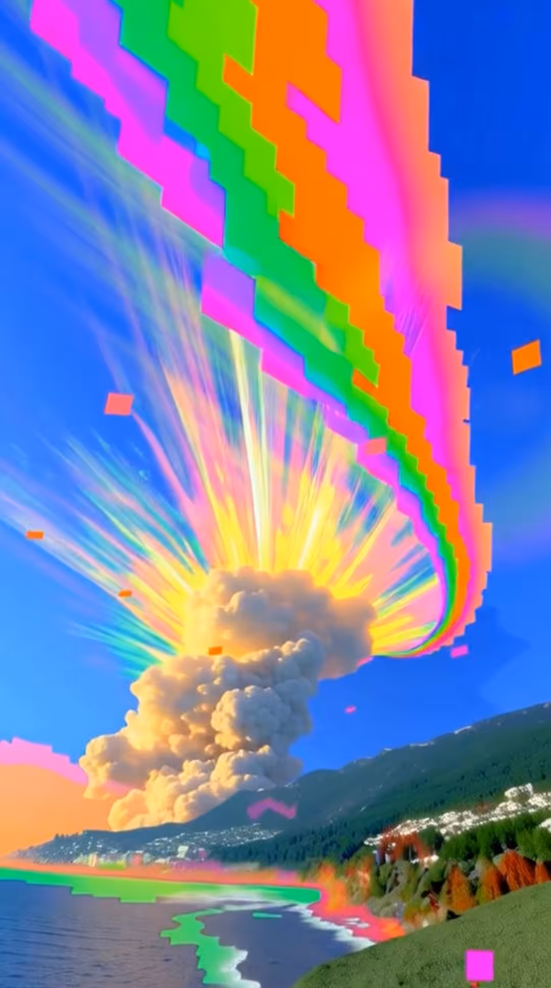 y así misteriosamente se limpió el cielo