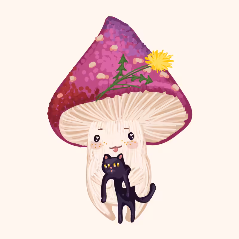 Cute Mushrooms Forest Guys #8