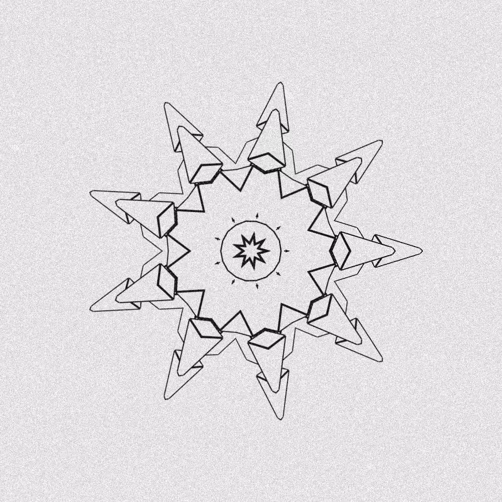 Monochrome Kaleido #302