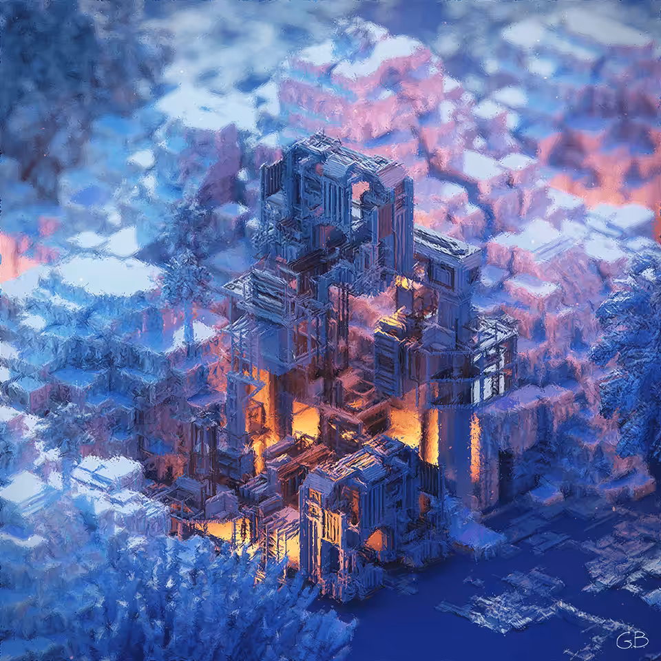 Architectural Voxels: Le grand gel