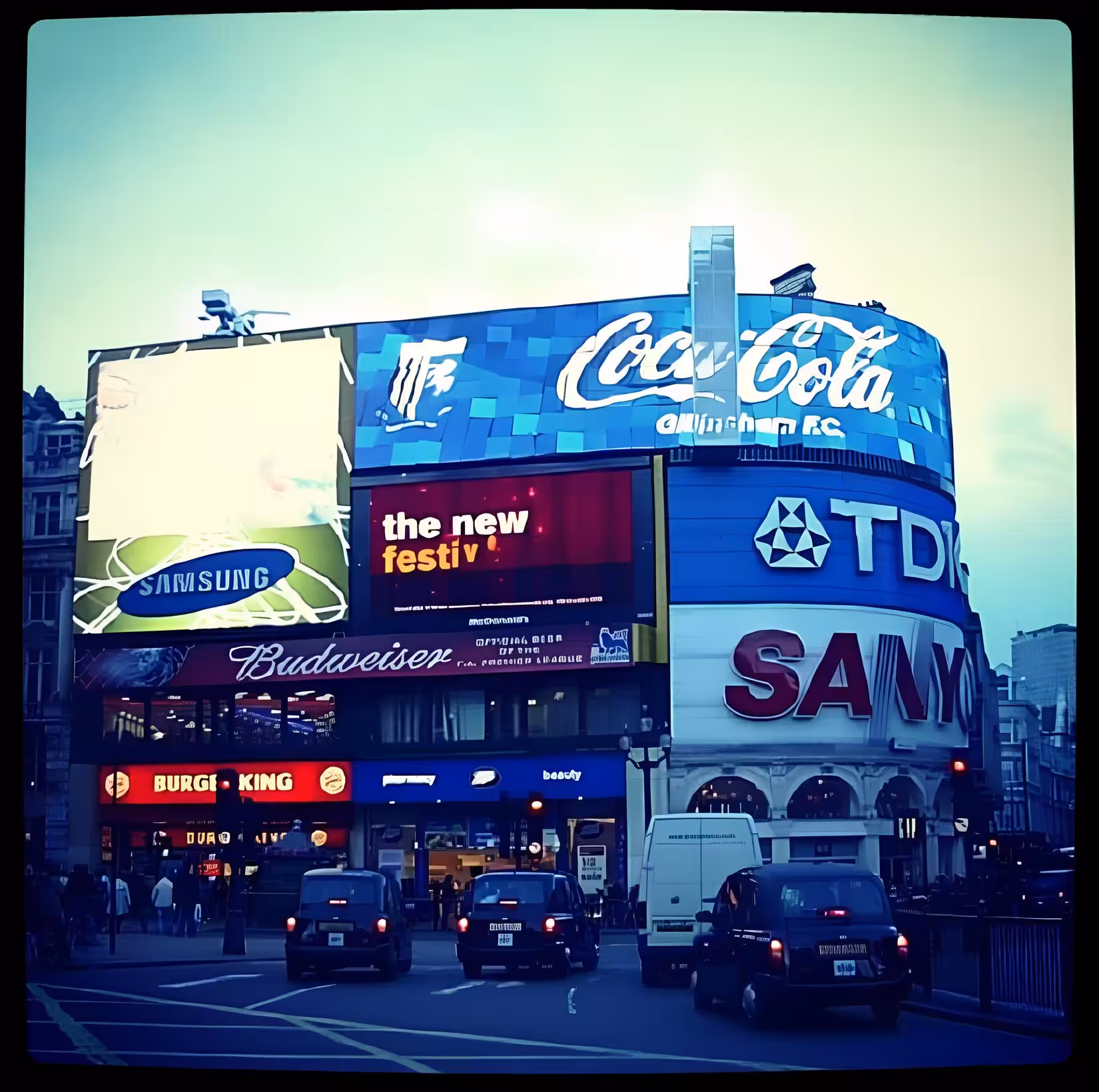 Piccadilly Luminescence: A Glimpse of 2007 London.