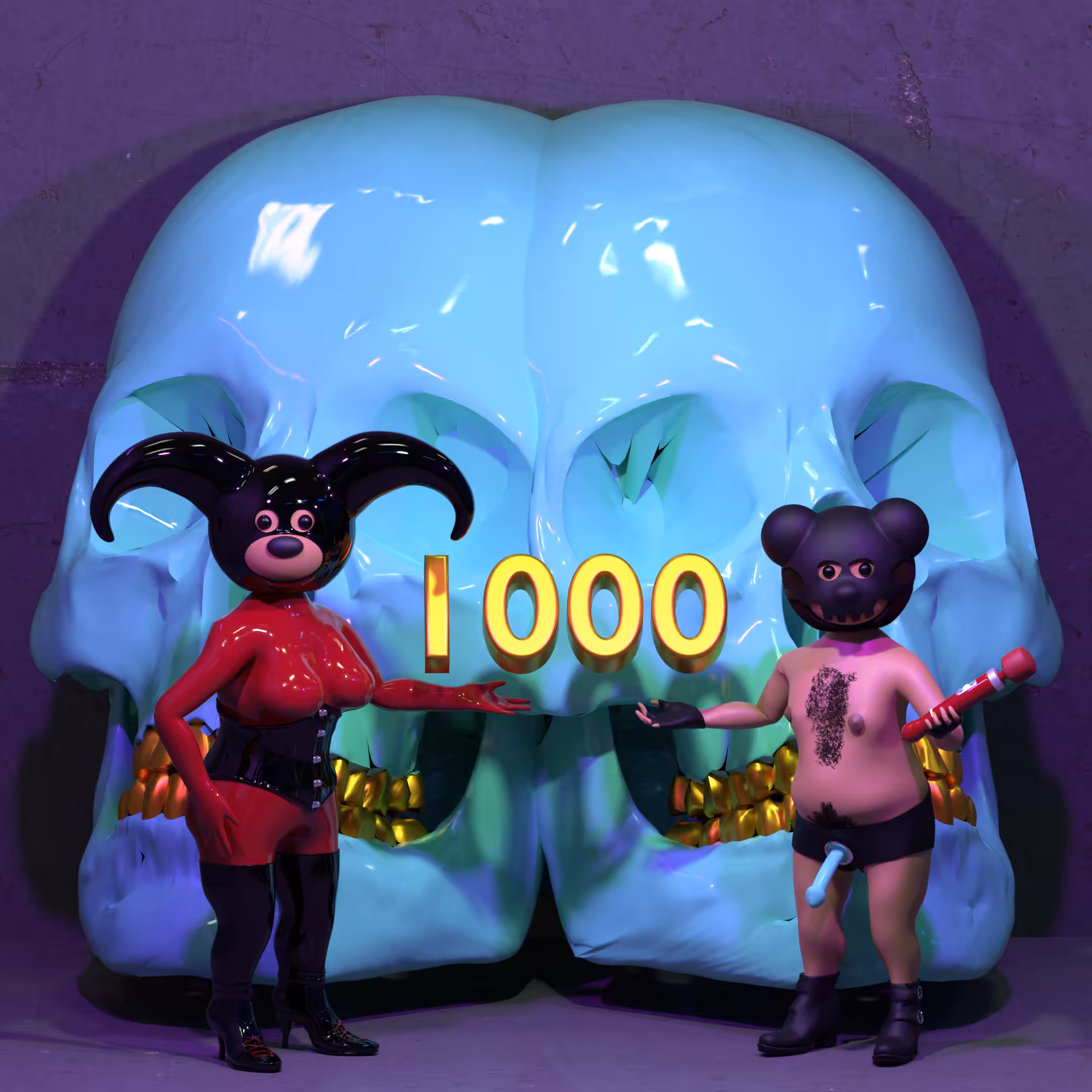 1000 Kinky Bears