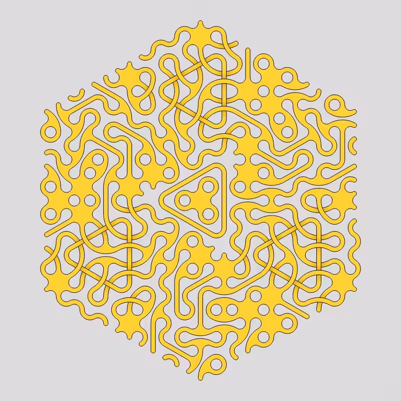 Truchet Threefold Symmetry #19