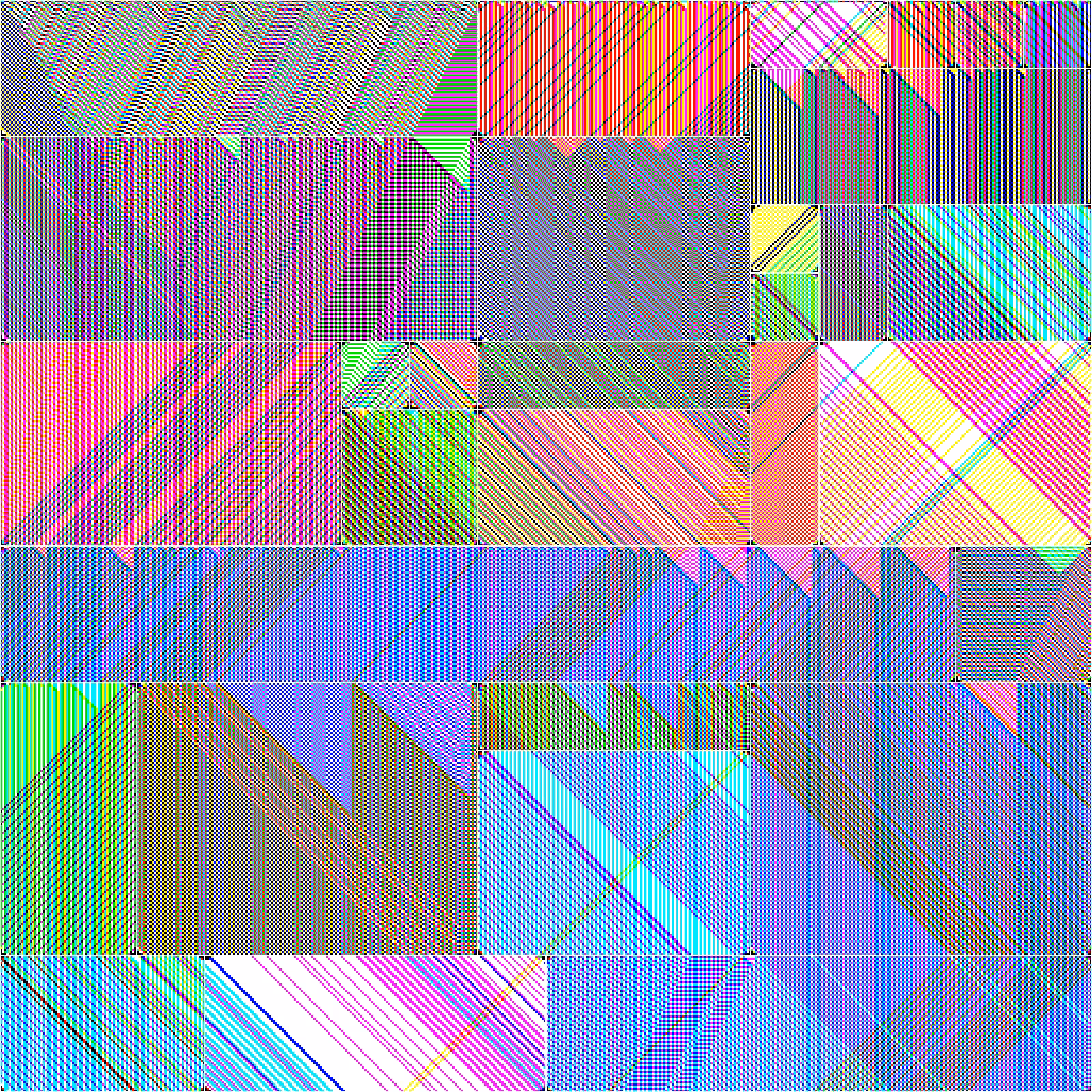 RULES (for Elementary Cellular Automata) #13