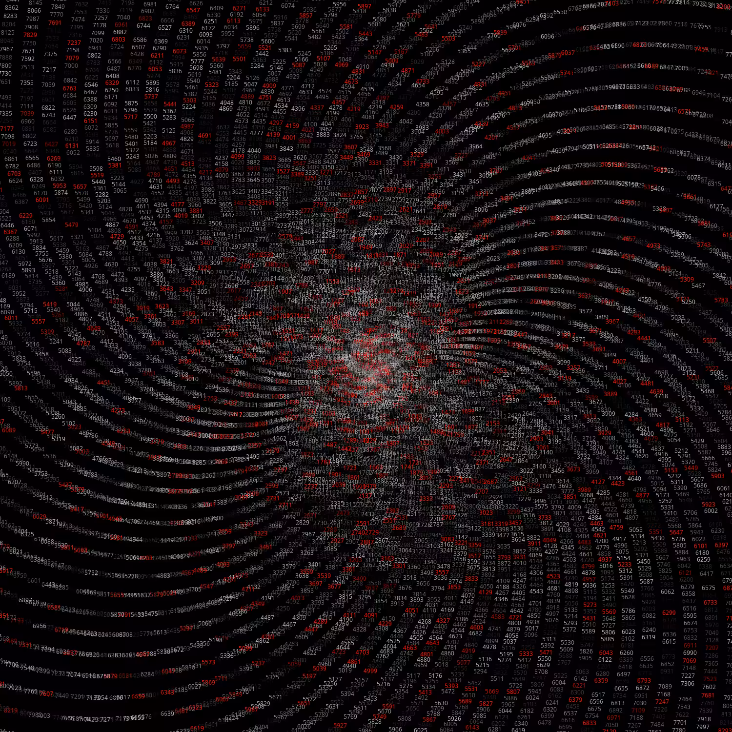 Polar Plot of Numbers #300