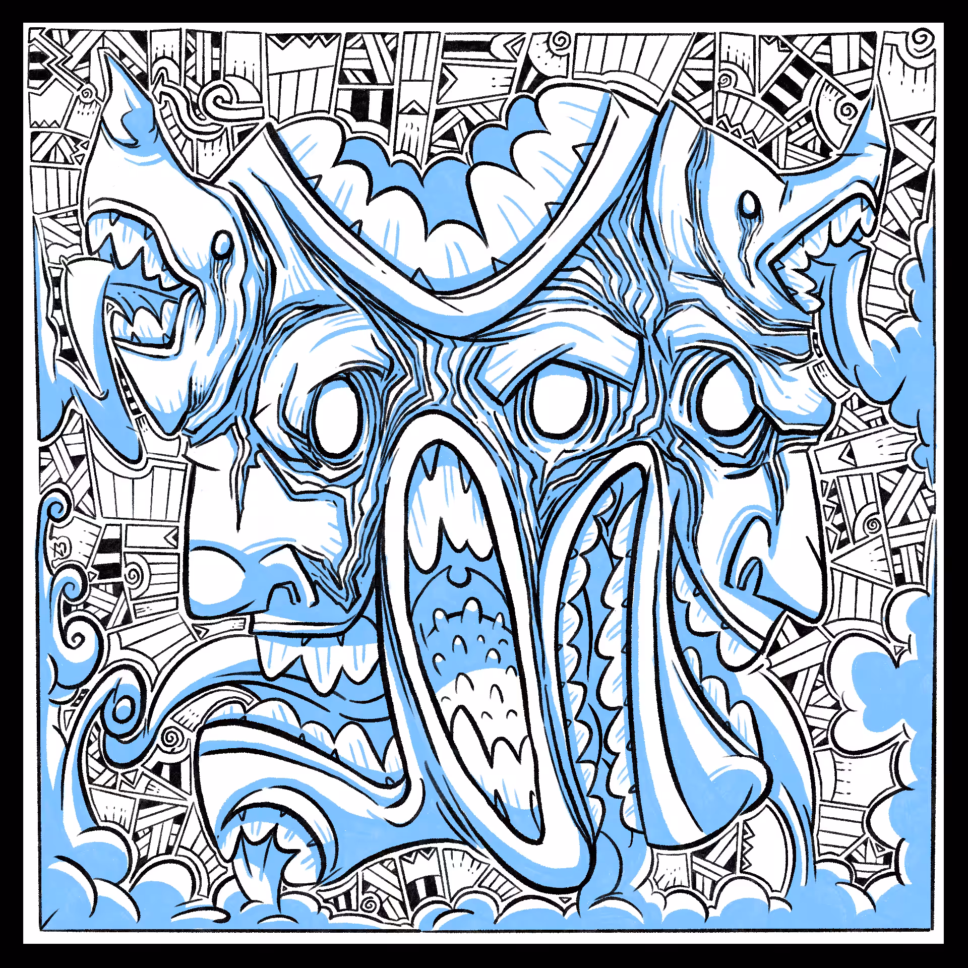 Creature 037 Lineart