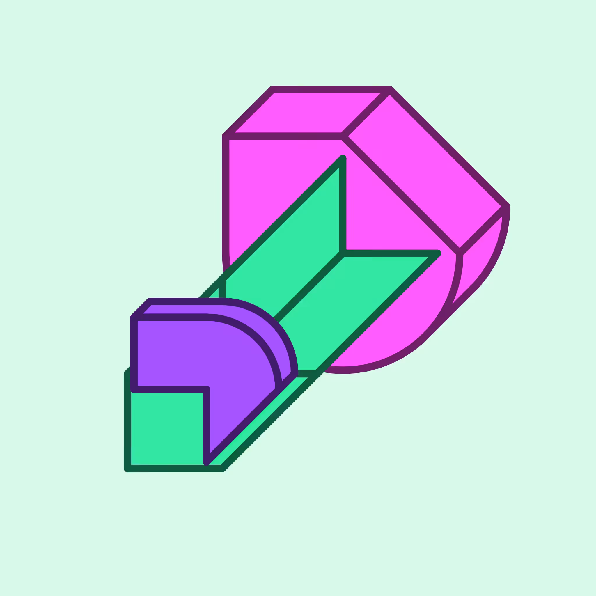 Calm shapes #1609