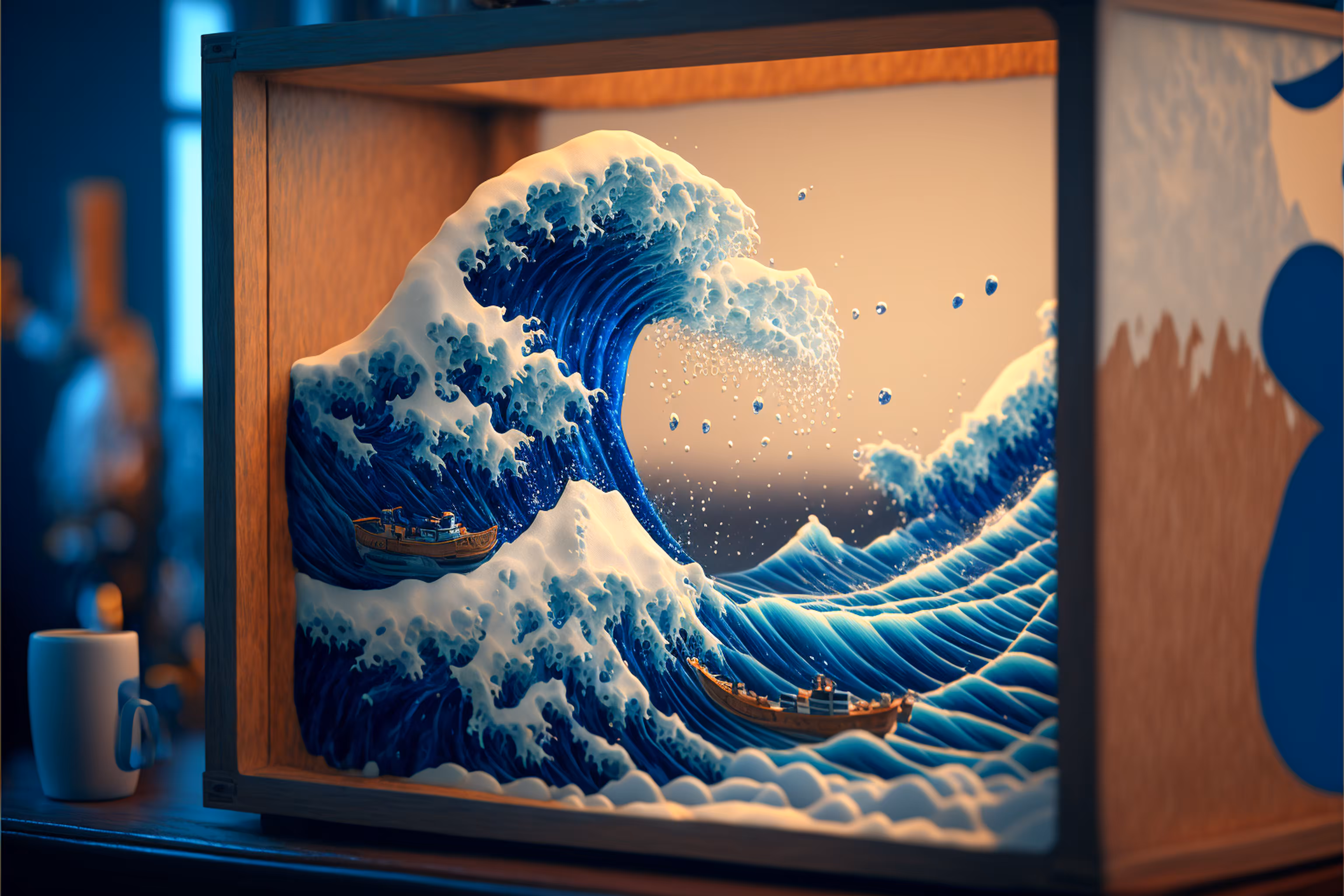 Dioramas - The Great Wave : 23