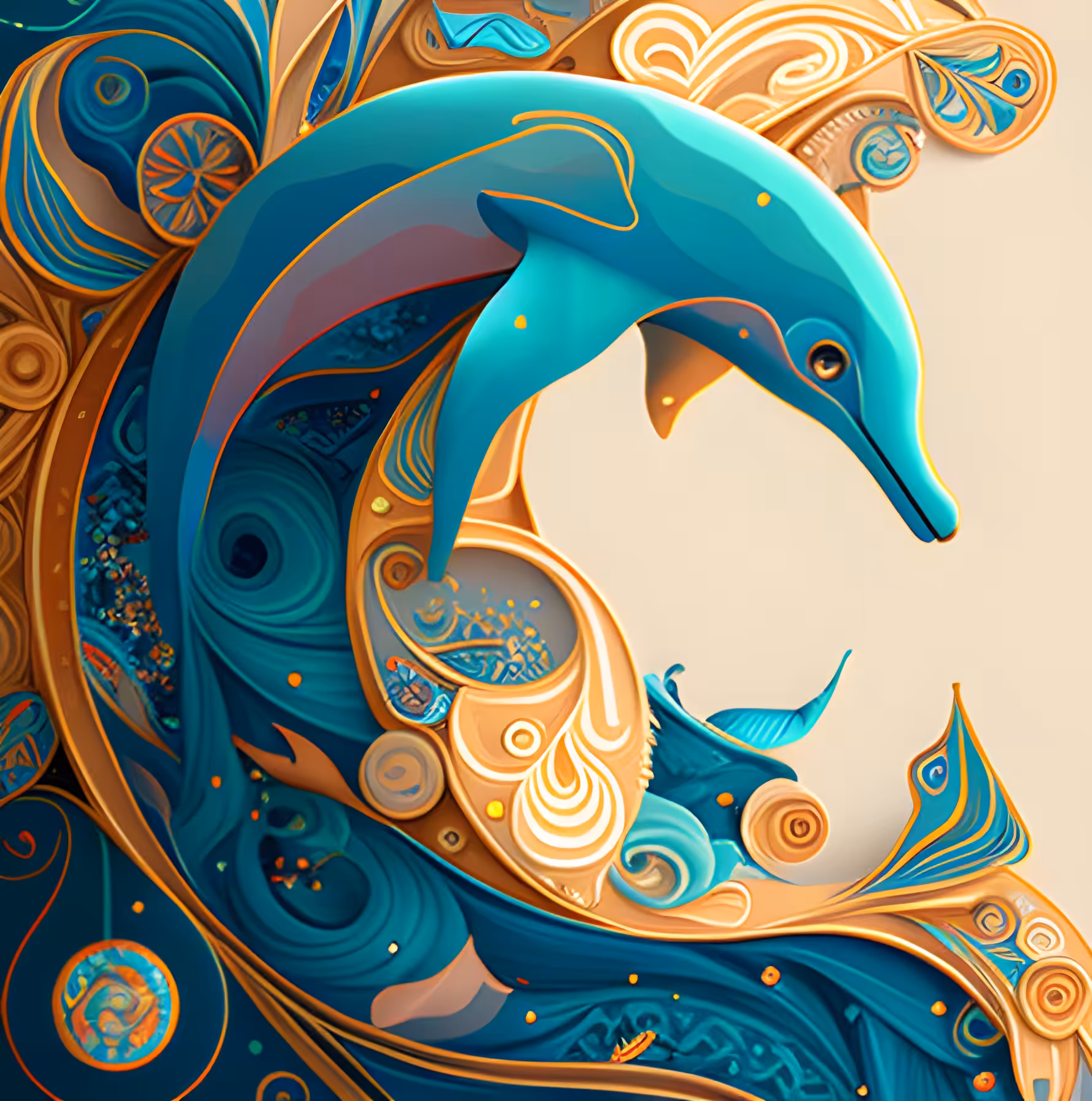 Joyful Dolphin