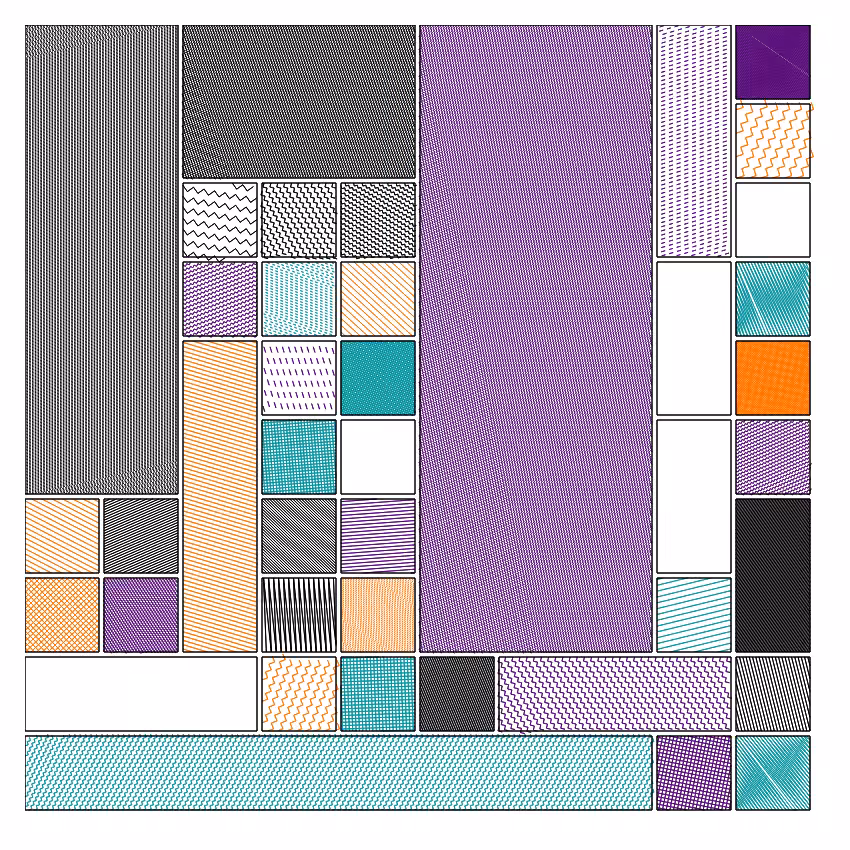 Strips layouts - Hatching #9