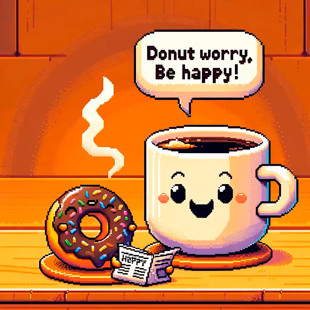 Mornings Brewed with Joy: The Coffee and Donut Dialogues