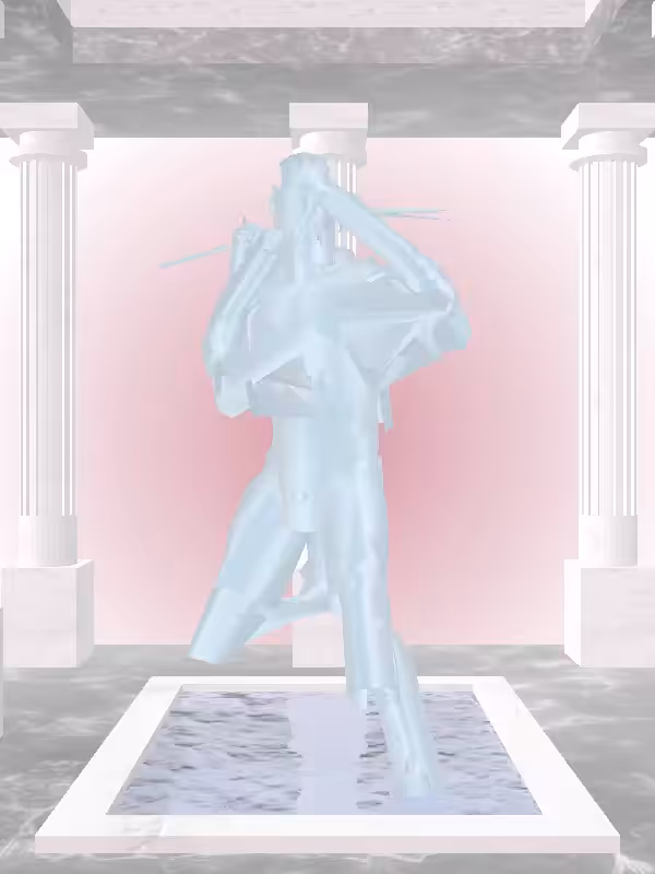 HeavenComputer: The Punching Ethereal Blue Man #4526
