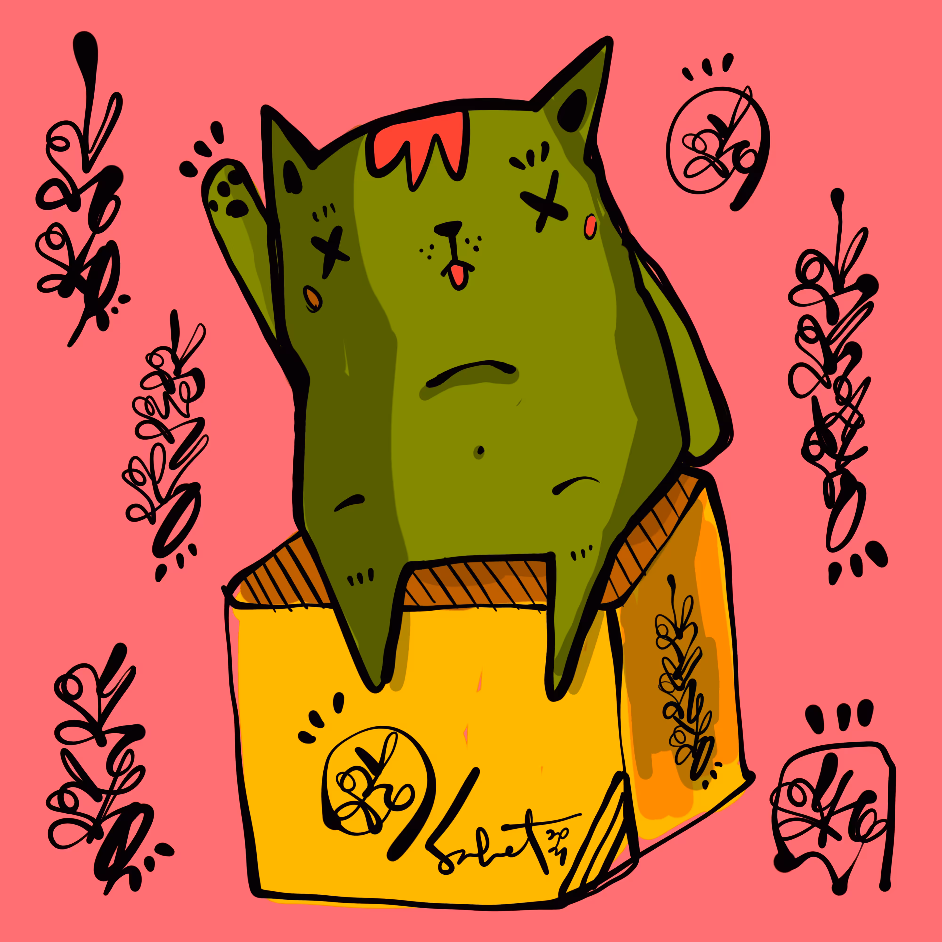 Ugly Kitties by Sabet #305