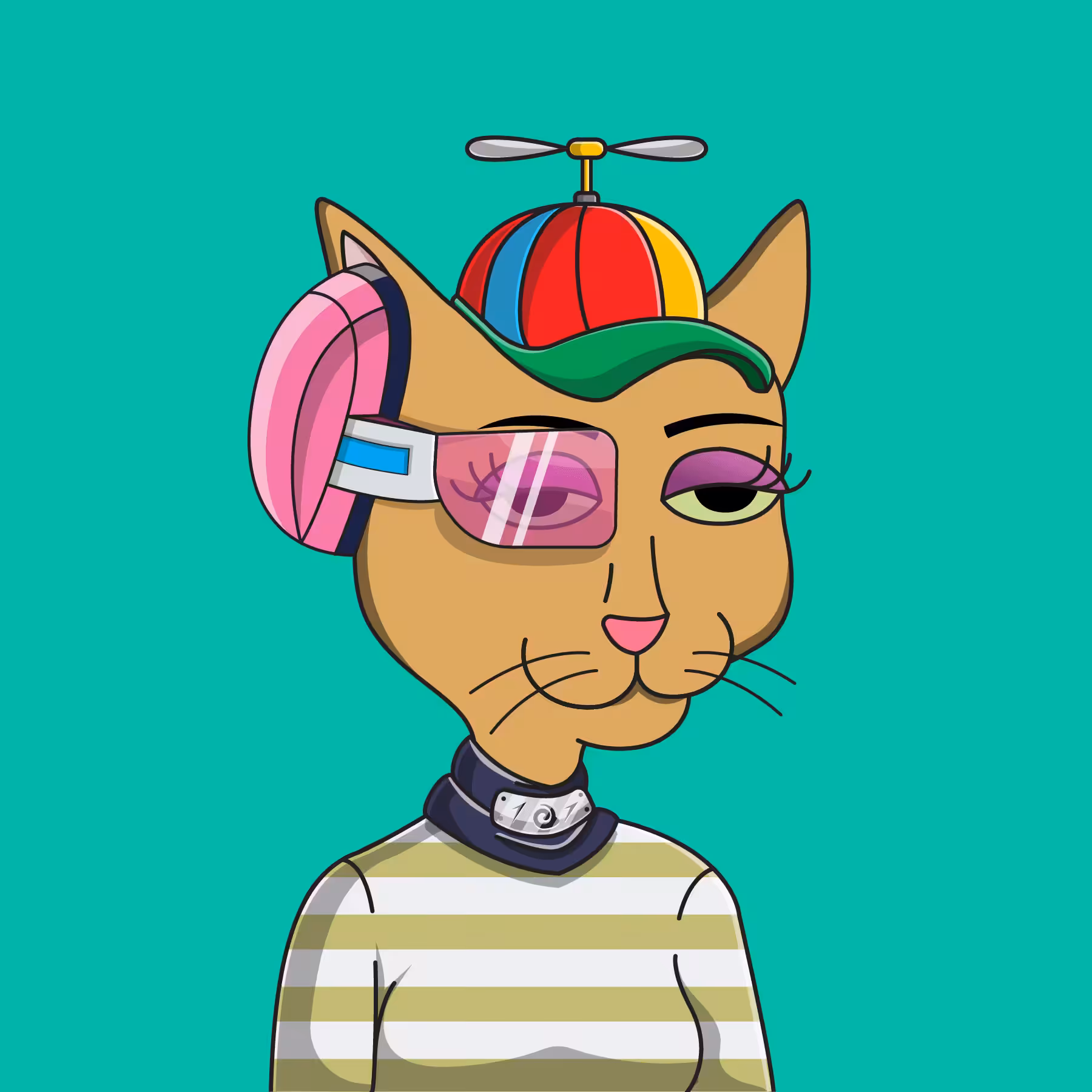 Girl Cat #308