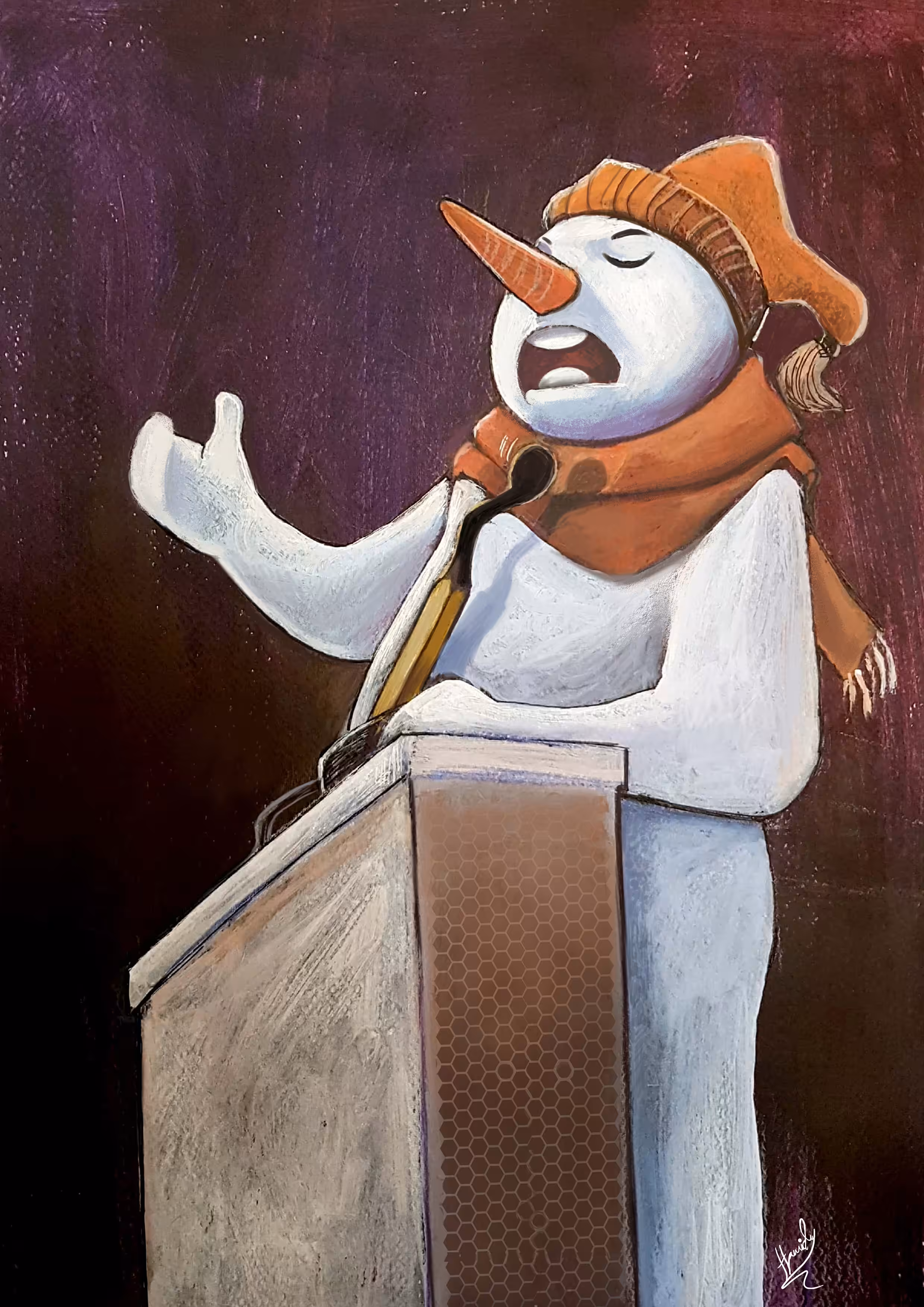 The world of my cartoons: Freedom of expression