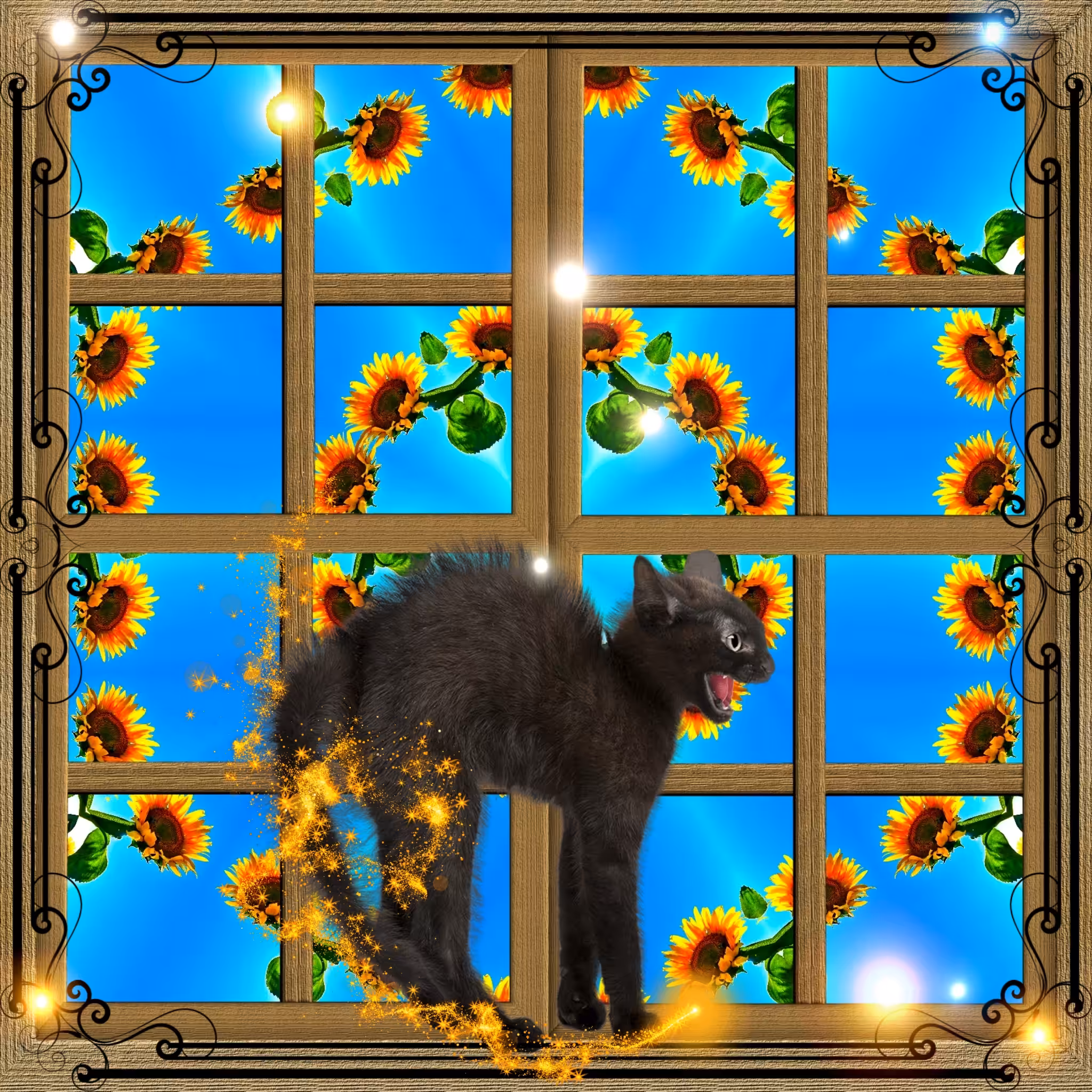 Window Cat  - Photo Fantasy #12