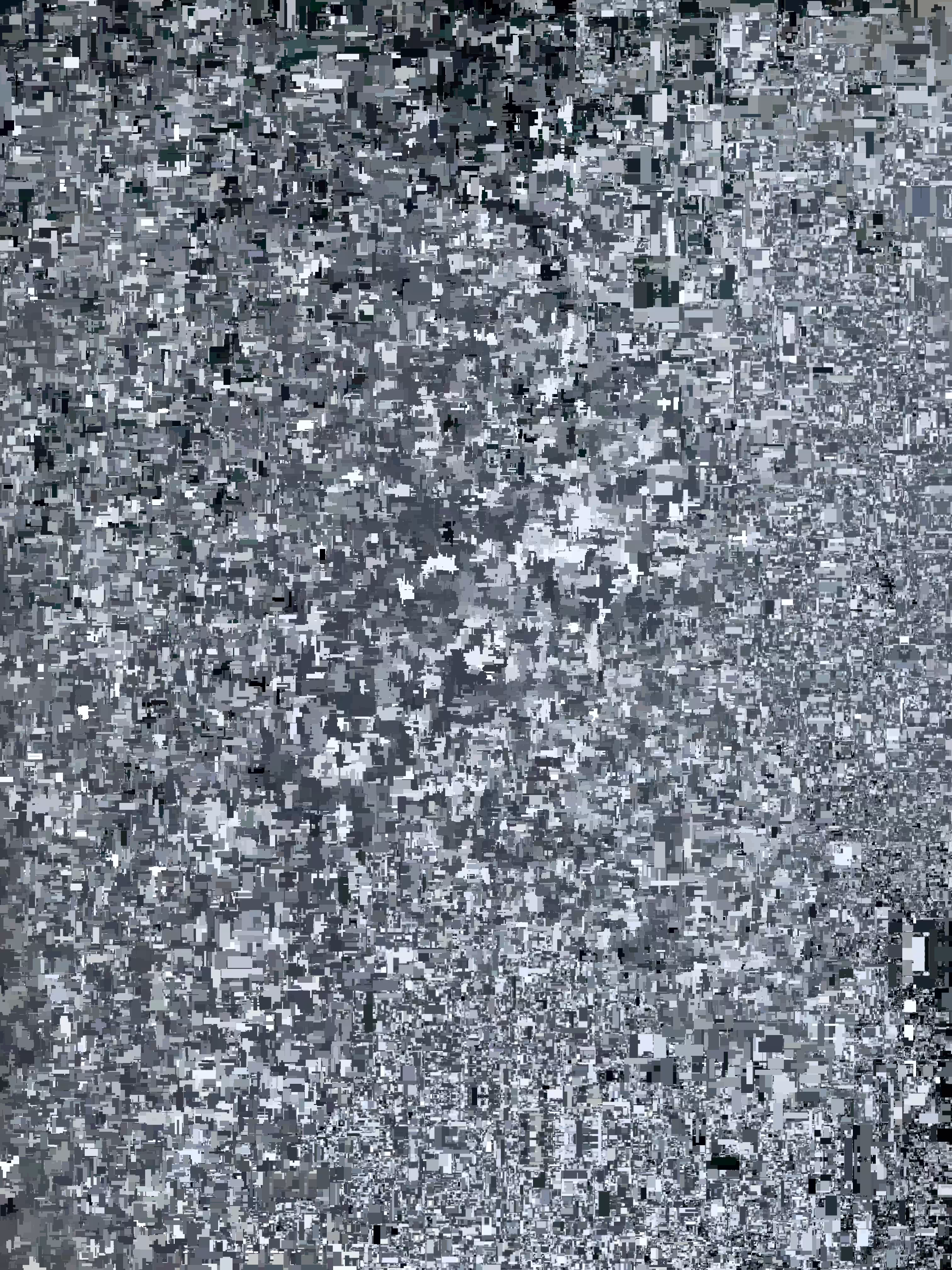 Abstract in Silver and Black