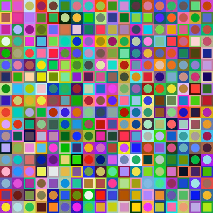 Square Dot Composition #193