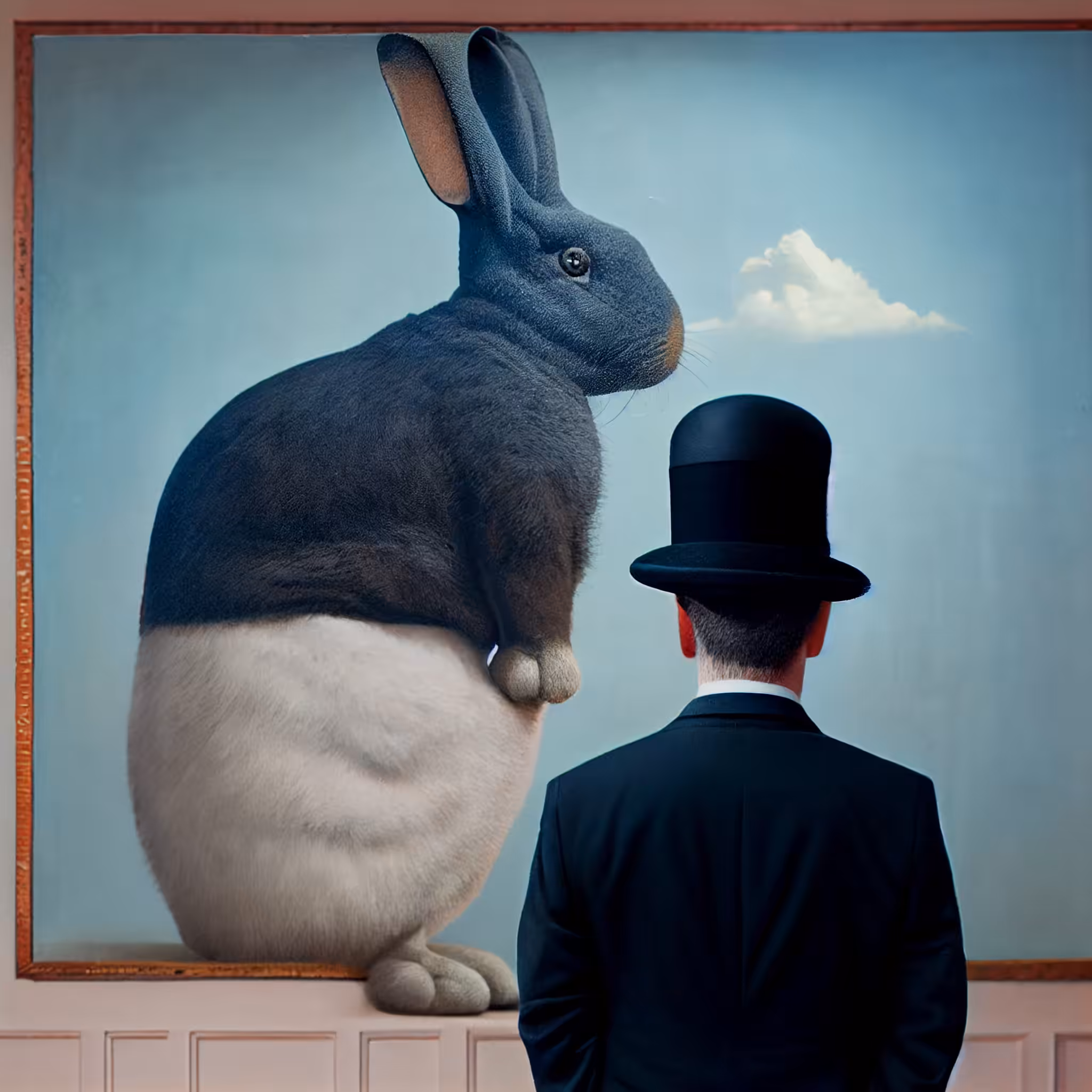 Admiring the concept of non-existent art