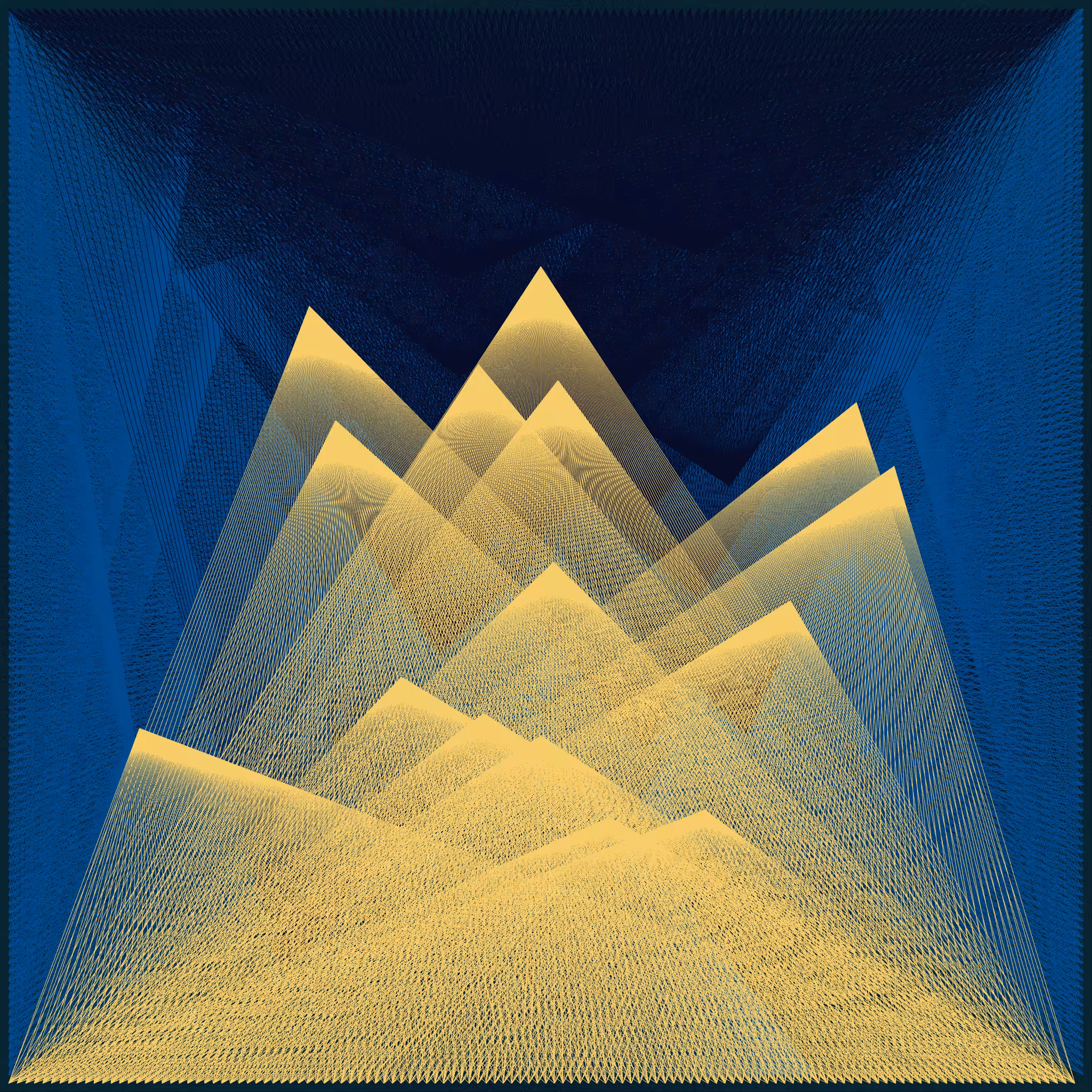 Threaded Peaks No. 10