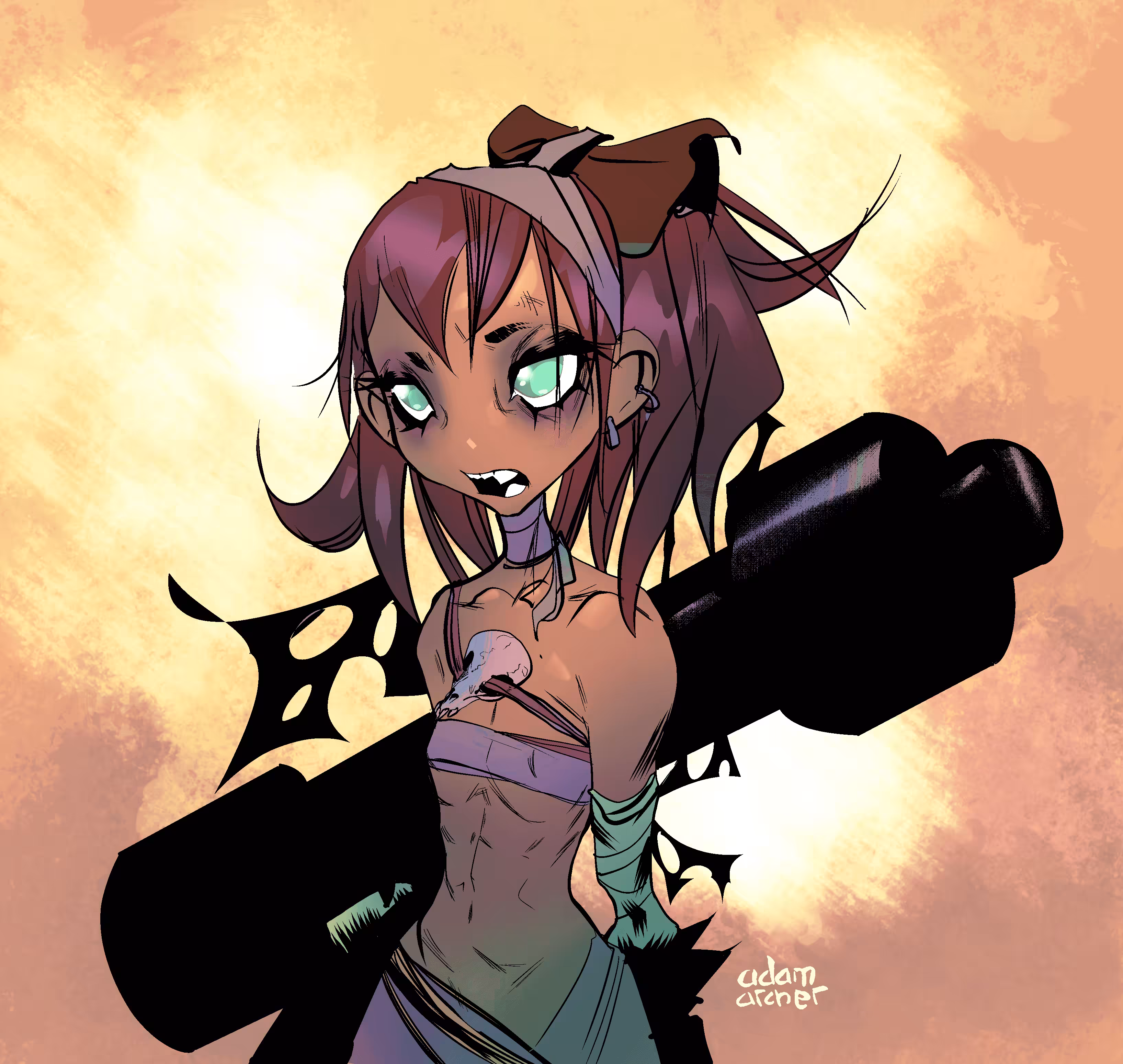 Daphne and scroll