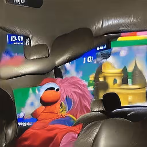 my uber driver watches Sesame Street on Ketamine
