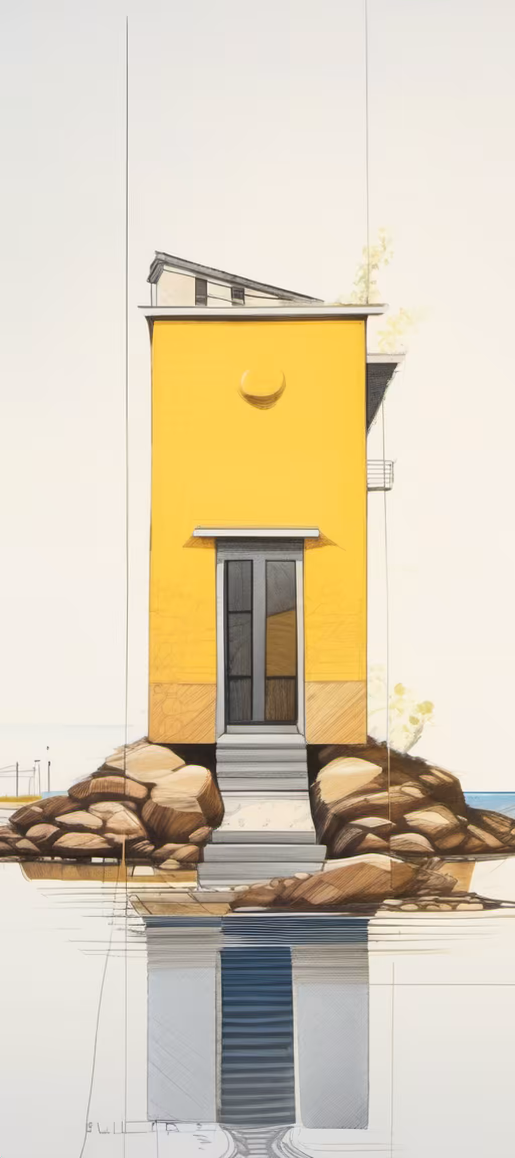 Tall Houses + Trees #19