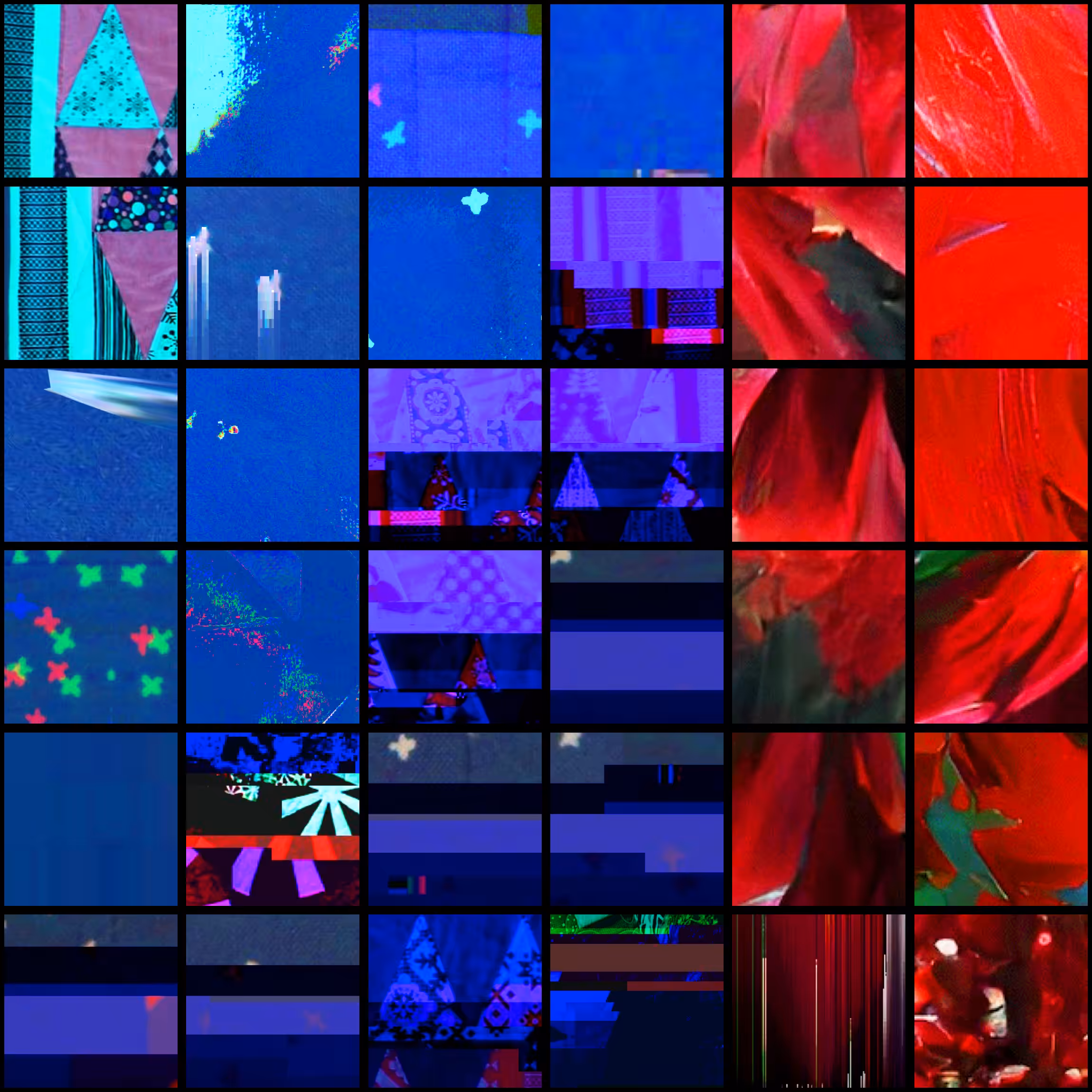 Retired Christmas Glitch Quilt Squares 2021.35