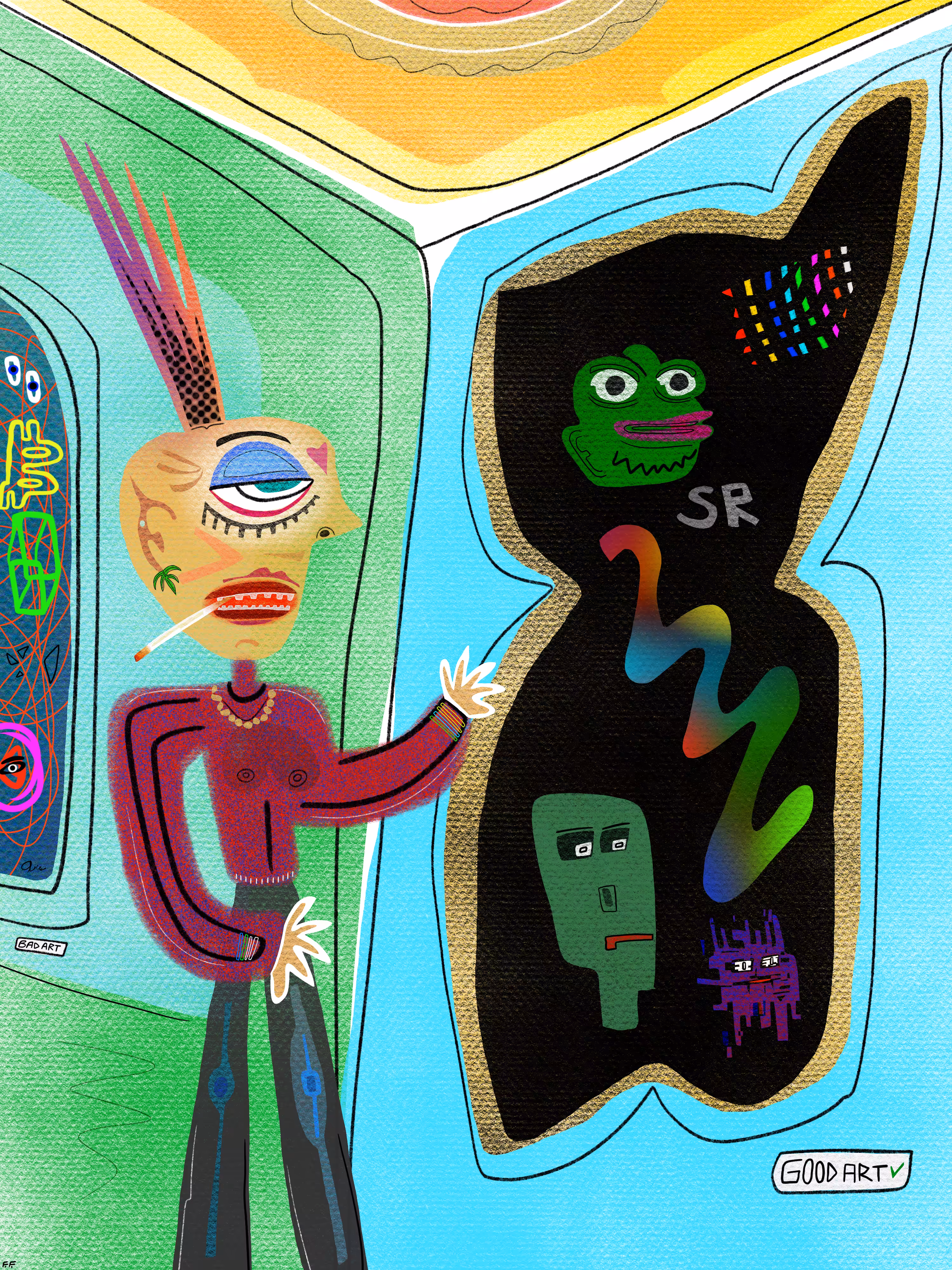The art critic