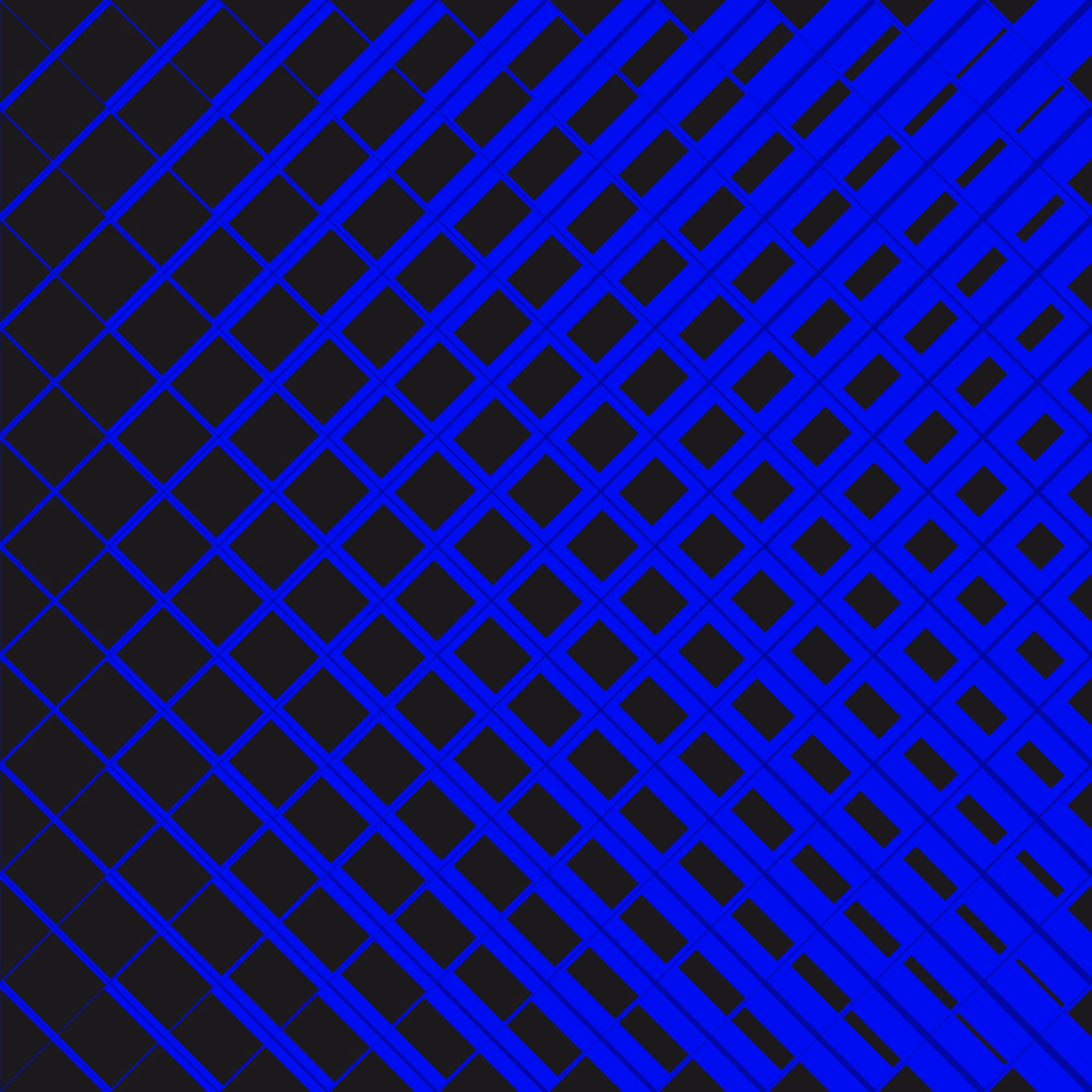 neon blue cross hatch