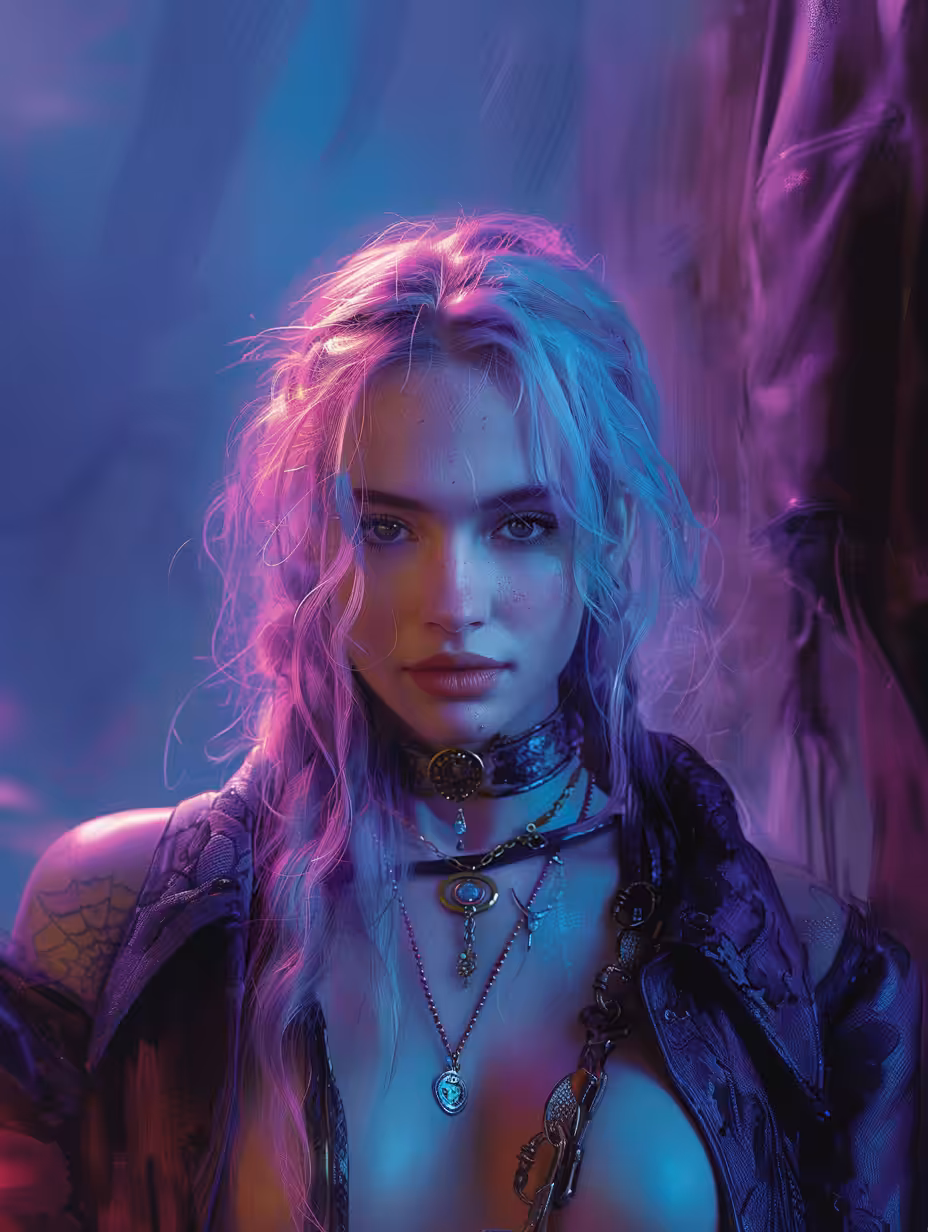 Purple explosion