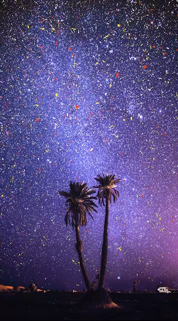 Let's sleep under the stars