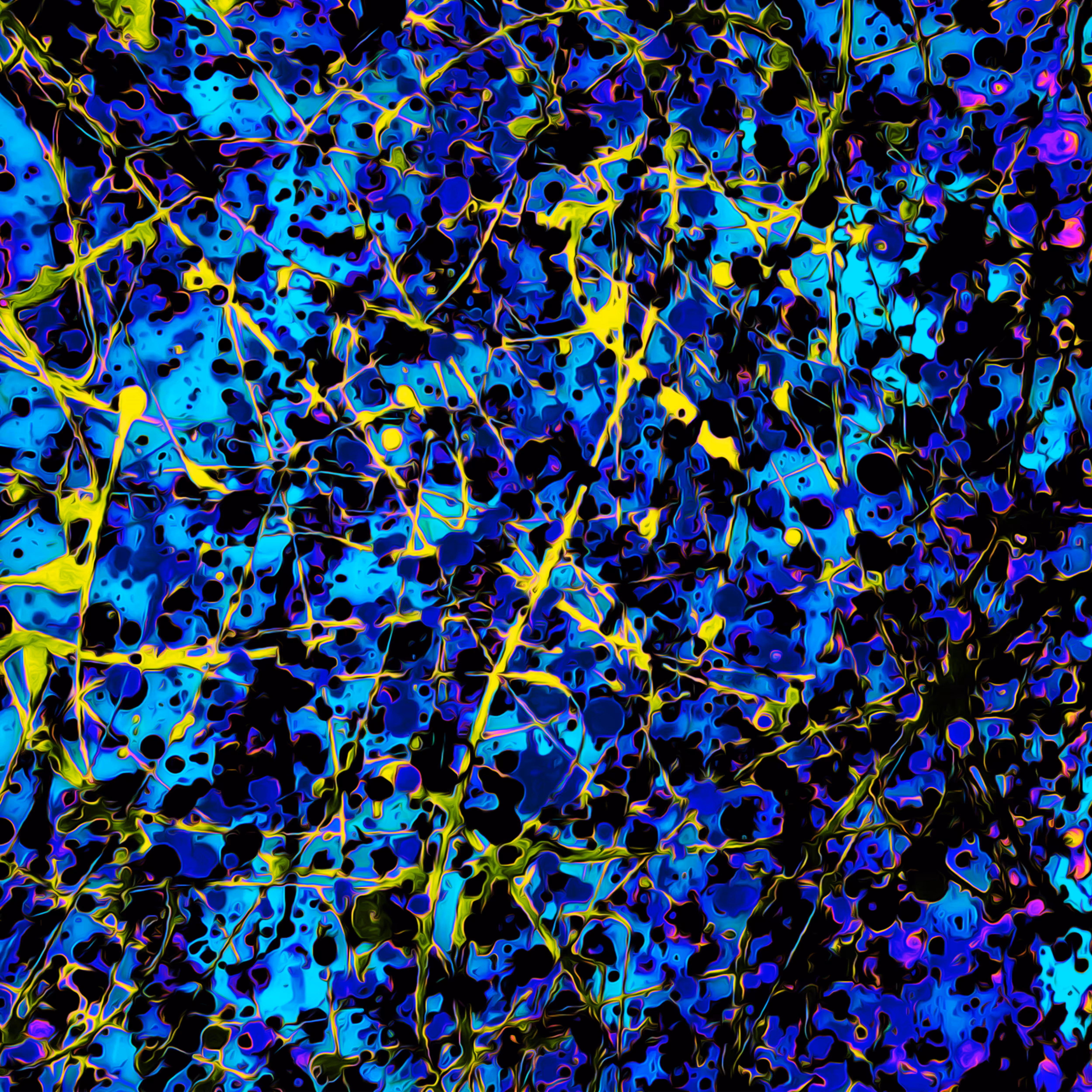 Tribute Jackson Pollock world 3 x