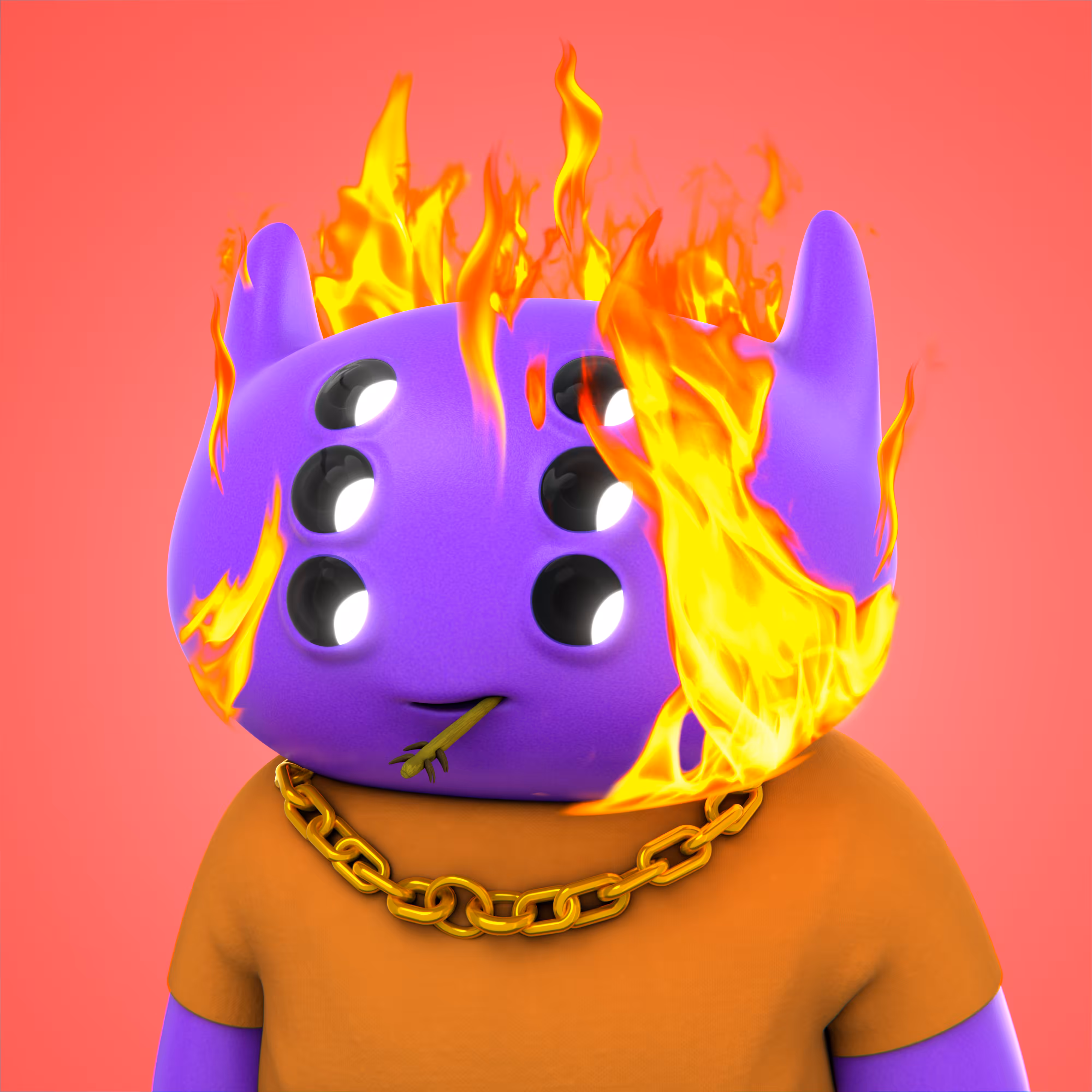 3D alien fren #3703