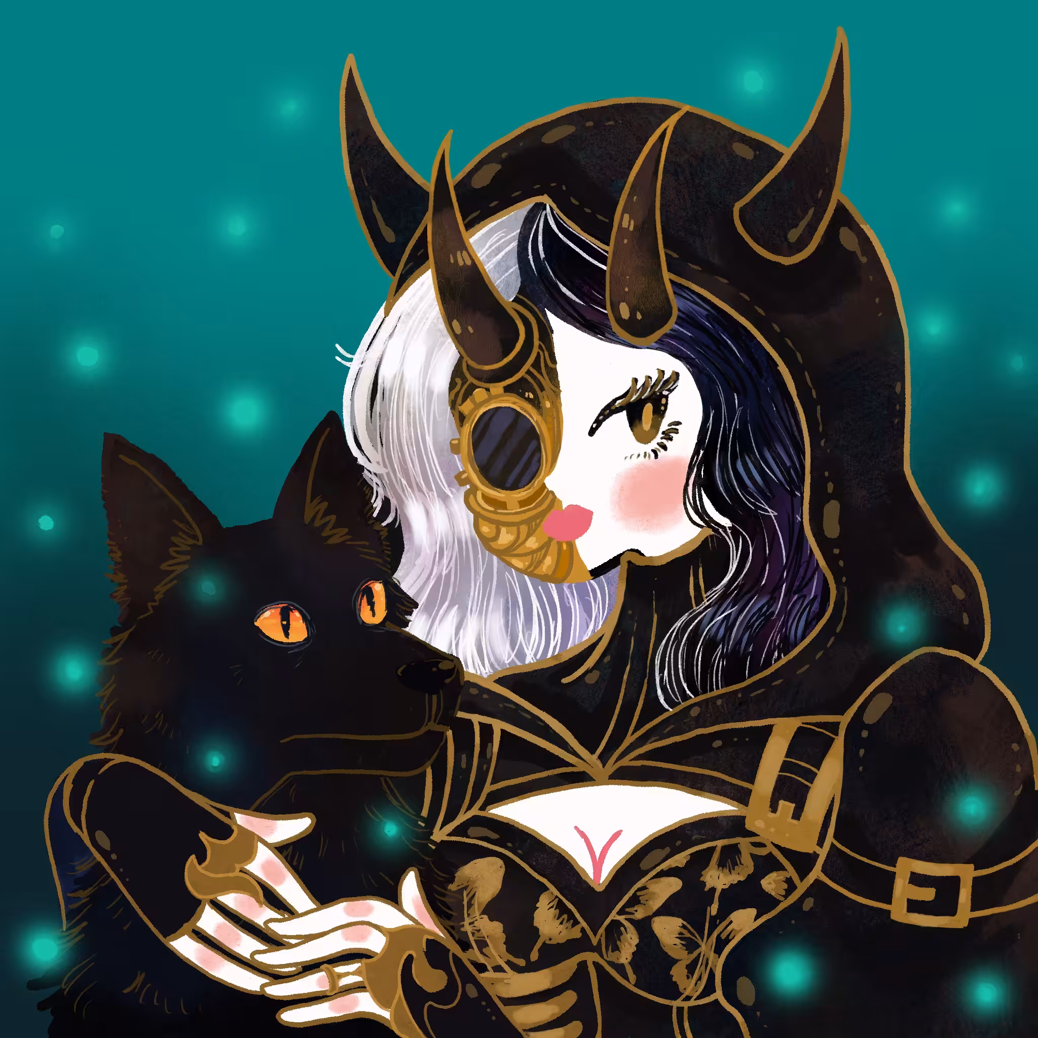 Special Collab : Black Wolf Girl