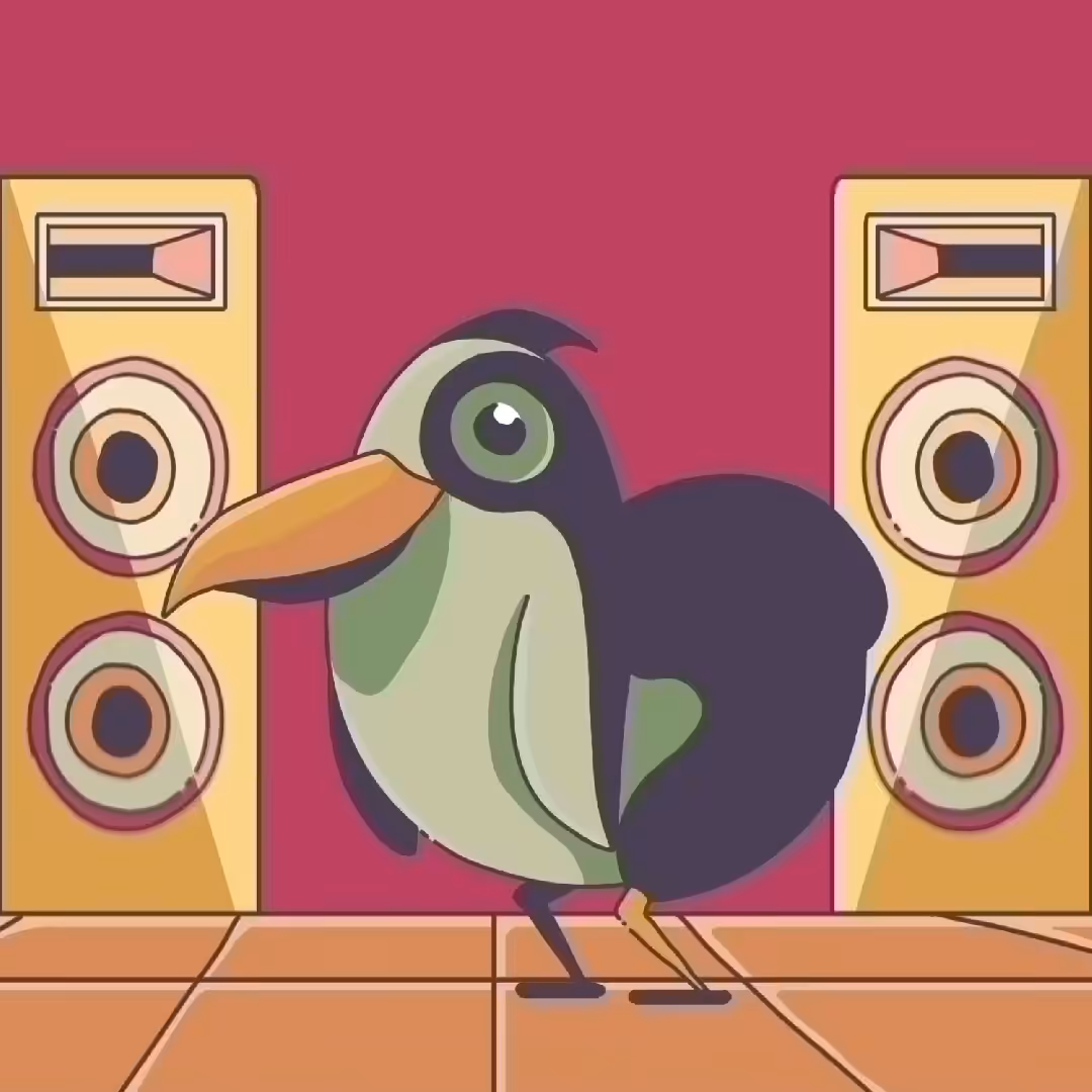 Lil' twerking bird